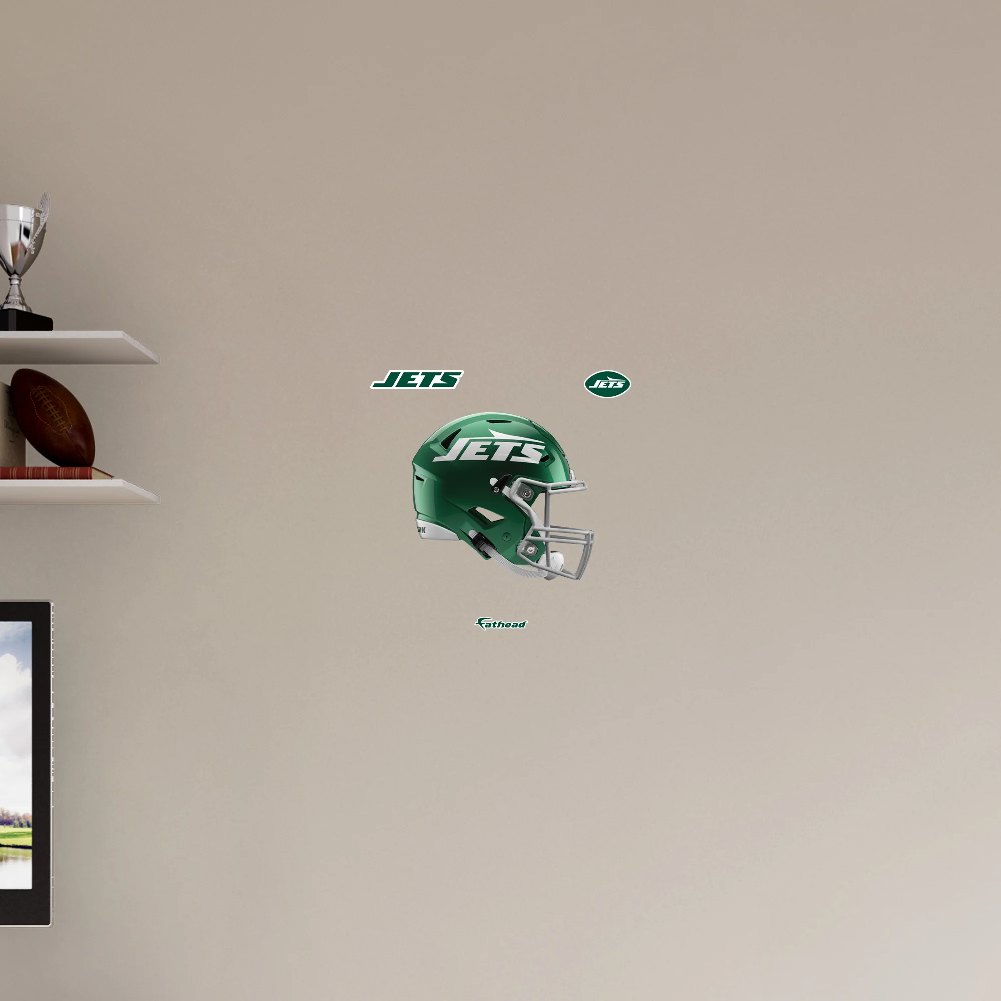 New York Jets - RealBig Helmet Collection - Official NFL - Reusable Vinyl Wall Decals - Image 7