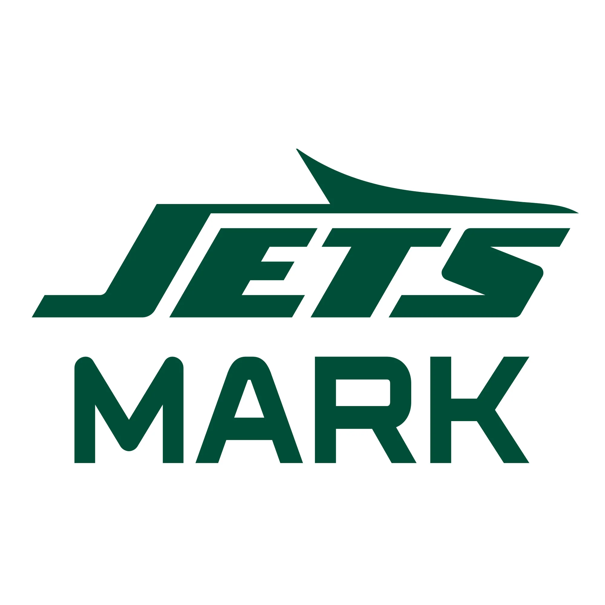 New York Jets - Stacked Logo - With Personalized Name - Green Text - Official NFL - Reusable Vinyl Transfer Decal - Image 2