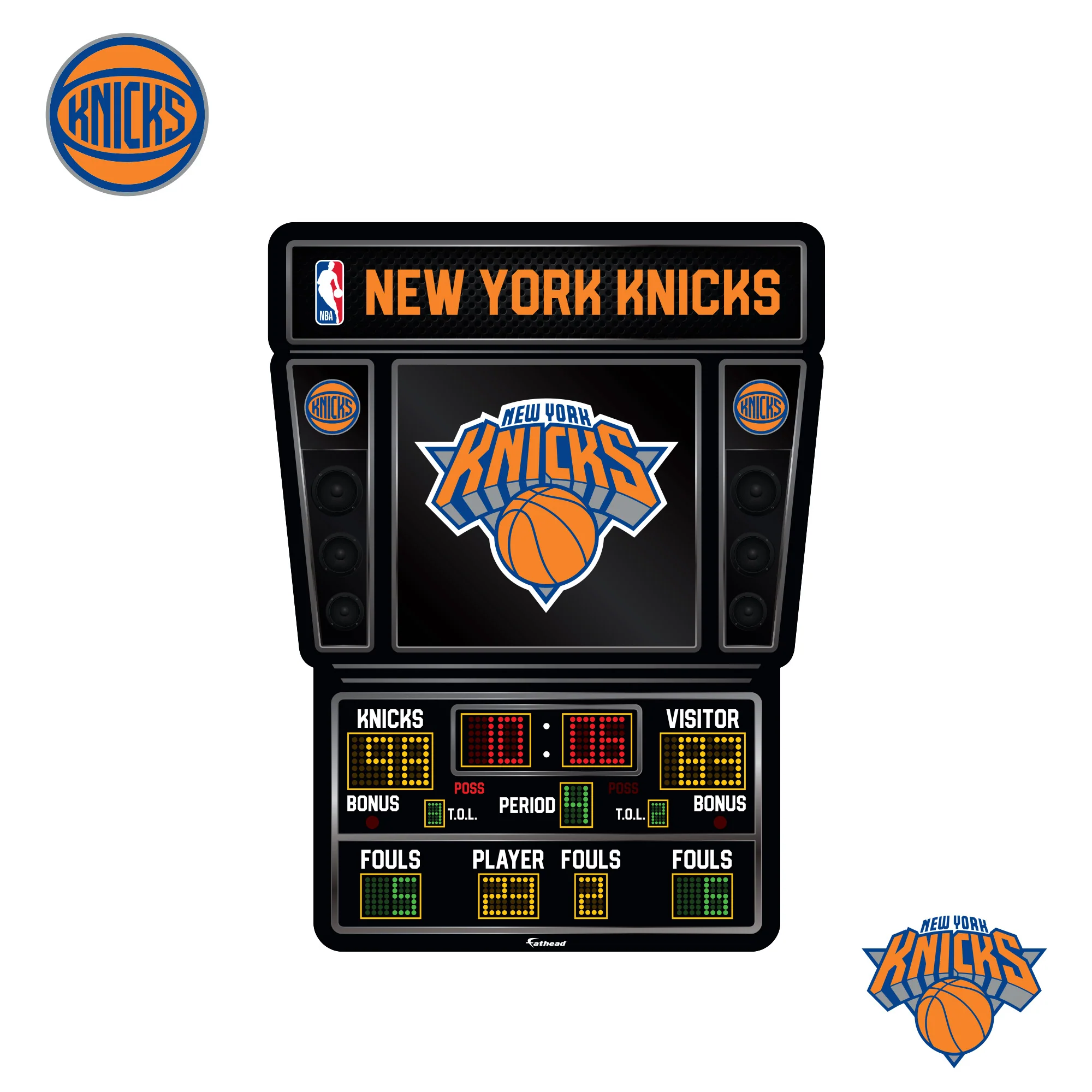 New York Knicks - RealBig Scoreboard Collection - Official NBA - Reusable Vinyl Wall Decals - Image 6