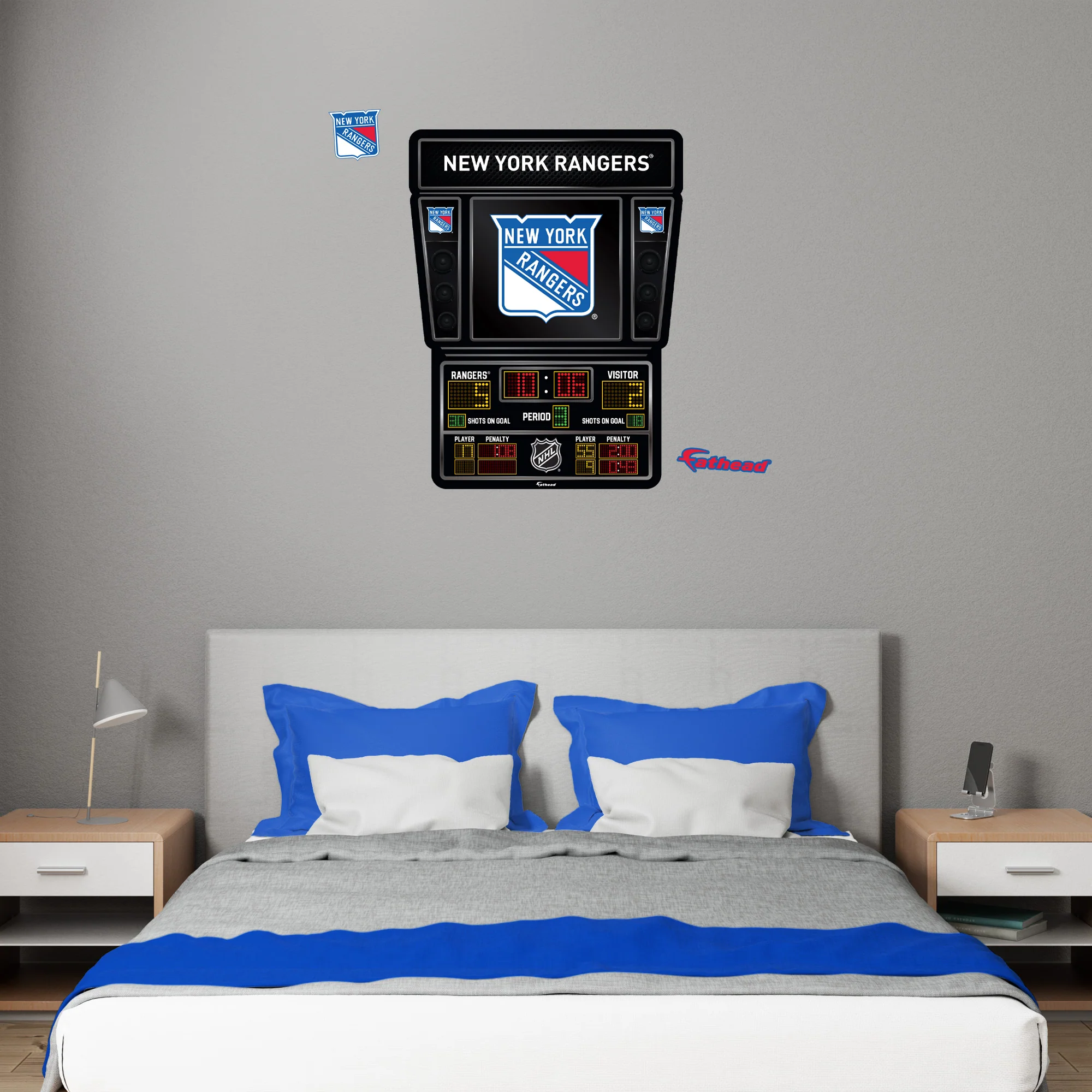 New York Rangers - RealBig Scoreboard Collection - Official NHL - Reusable Vinyl Wall Decals - Image 4
