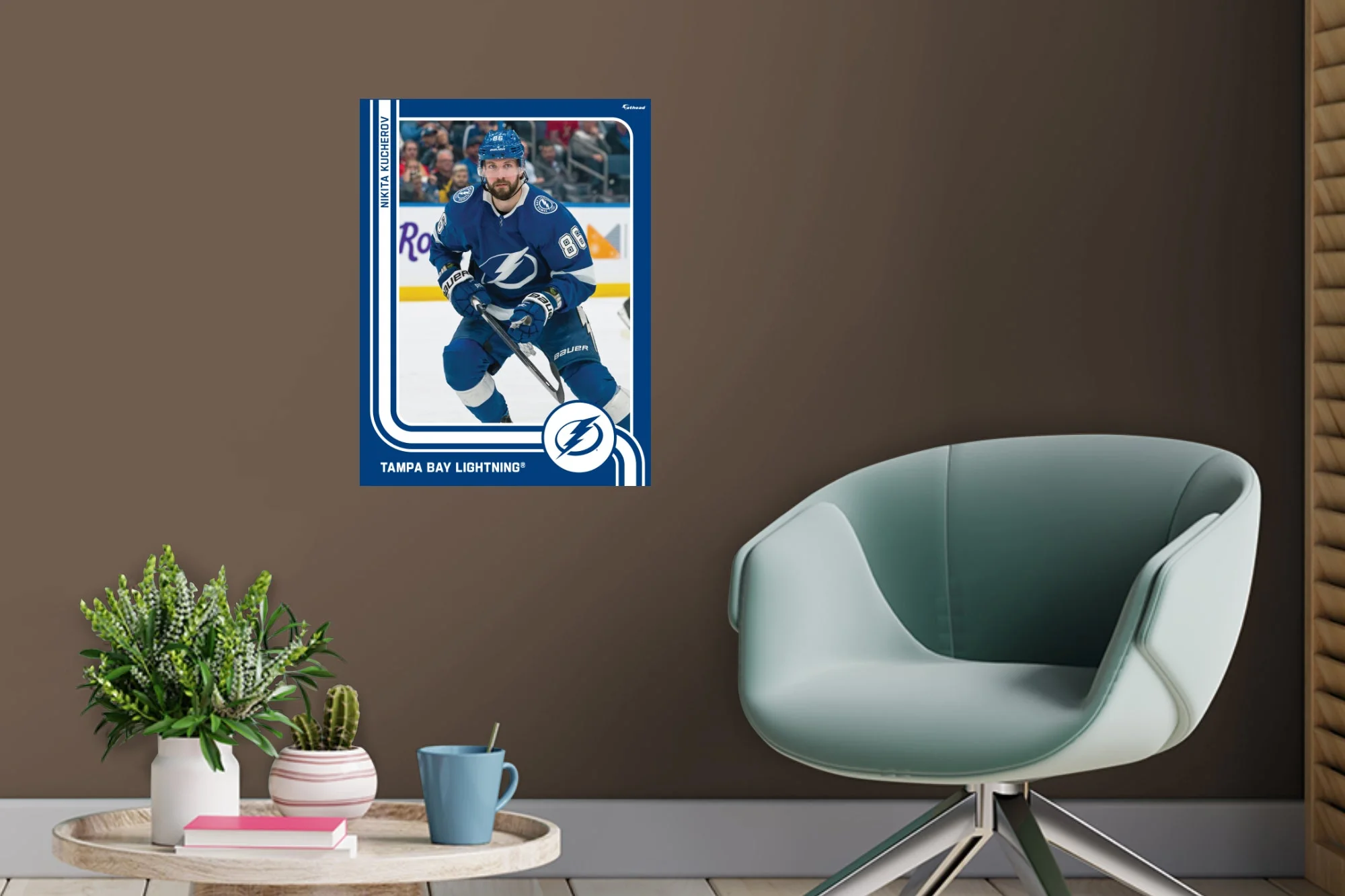 Nikita Kucherov - Peel & Stick Poster - Official NHL - Tampa Bay Lightning - Reusable Vinyl Wall Decal - Image 6