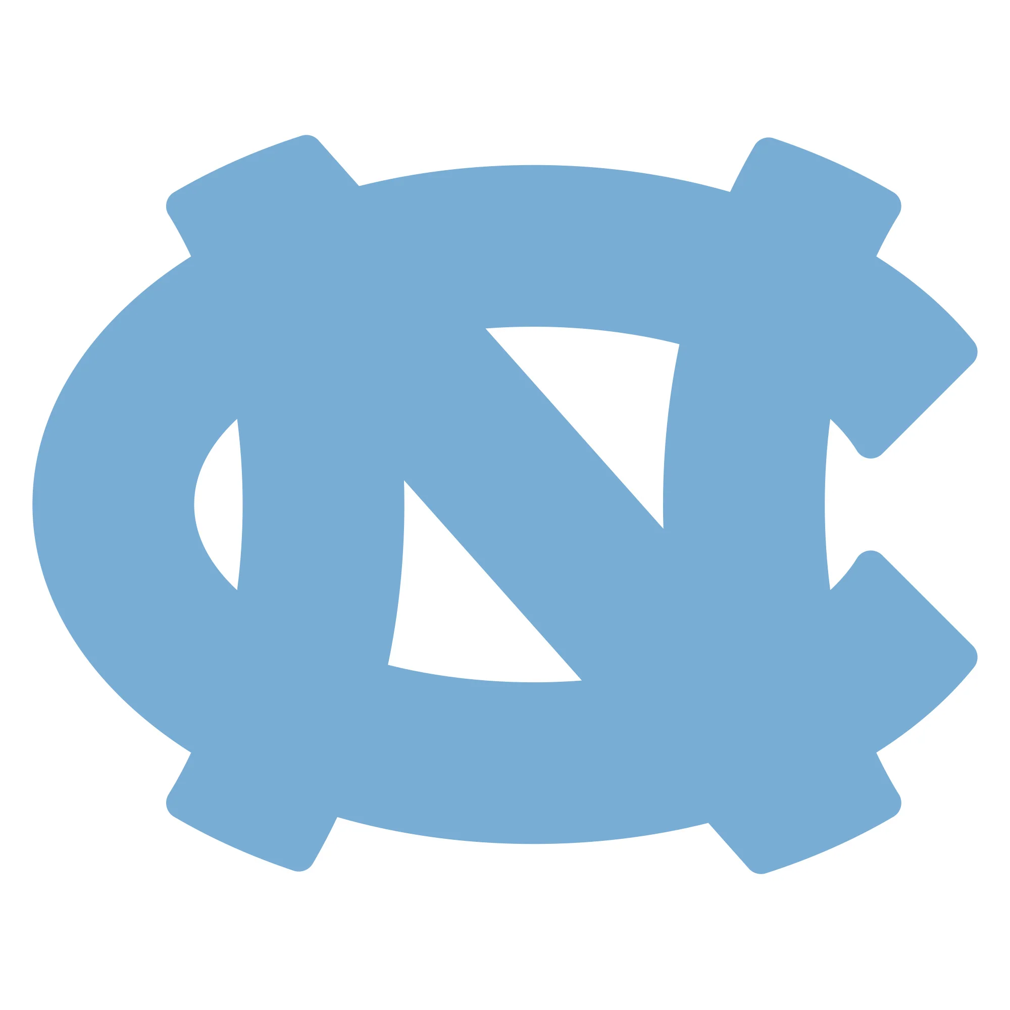 North Carolina Tar Heels Logo - Big Head - Official NCAA - Foam Core Cutout - Image 2