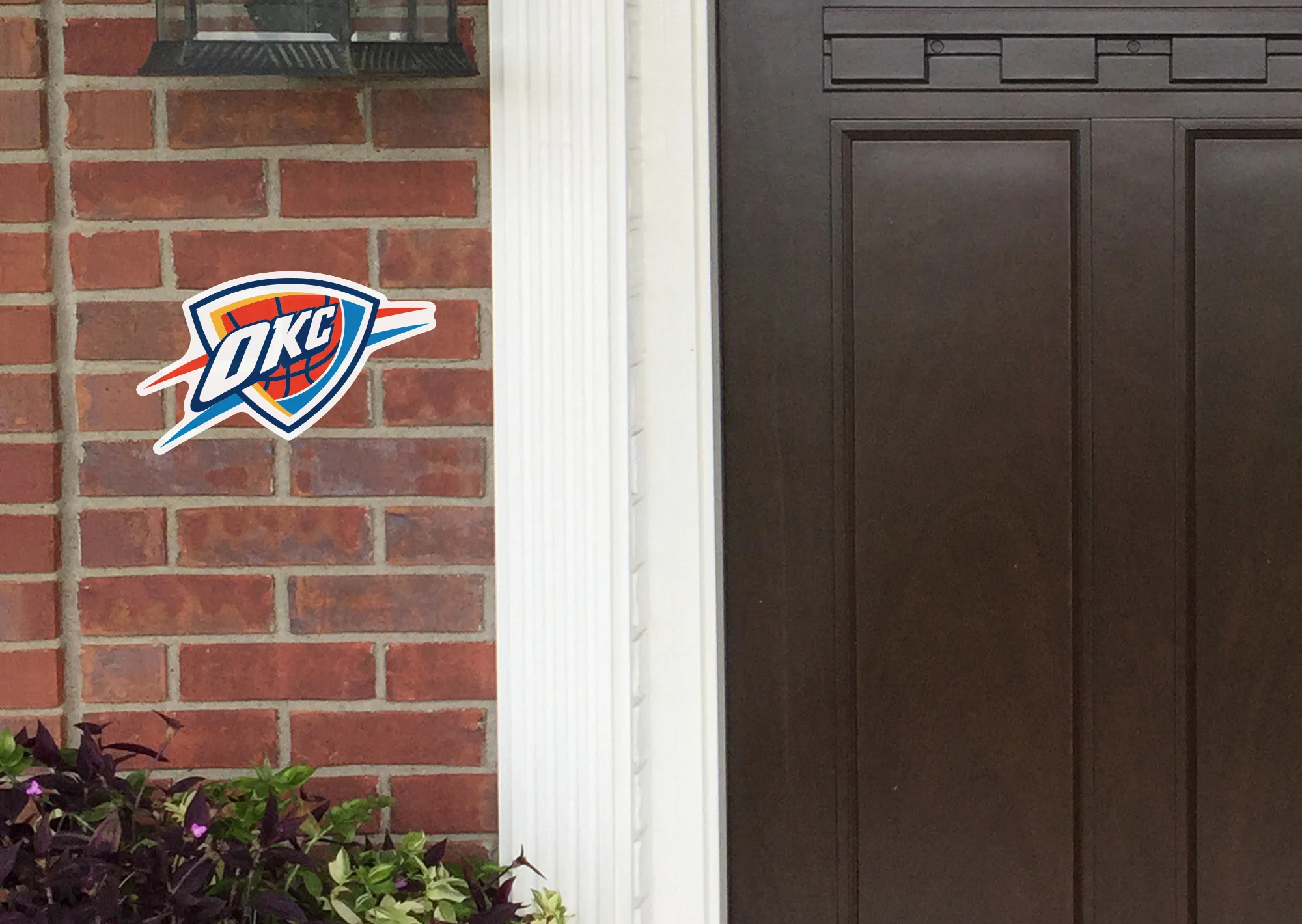 Oklahoma City Thunder - Logo - Outdoor Wall Decals - Official NBA - Scratch Resistant Alumigraphics Smooth - Image 2