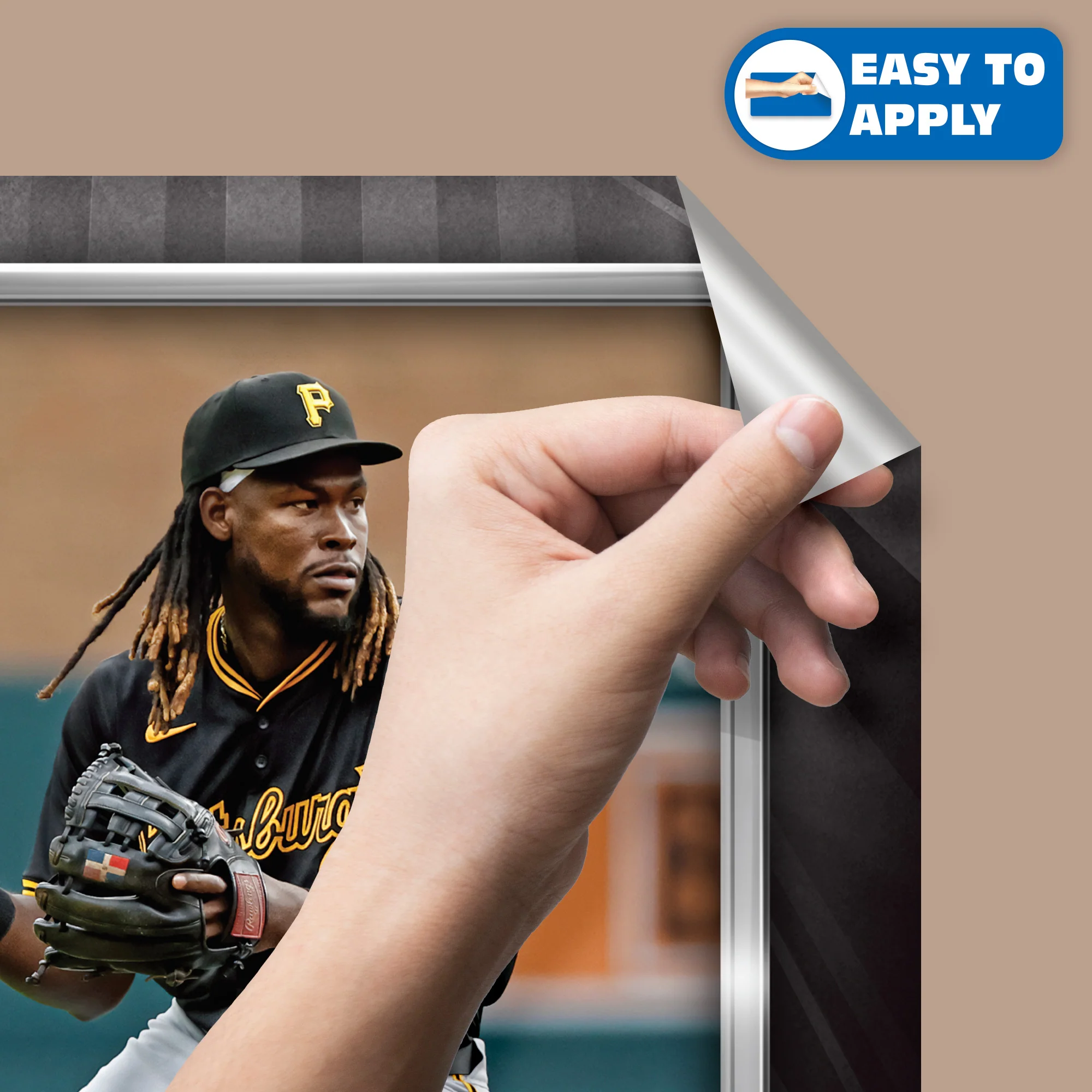 Oneil Cruz - RealBig City Connect Collection - Official MLB - Pittsburgh Pirates - Reusable Vinyl Wall Decals - Image 4