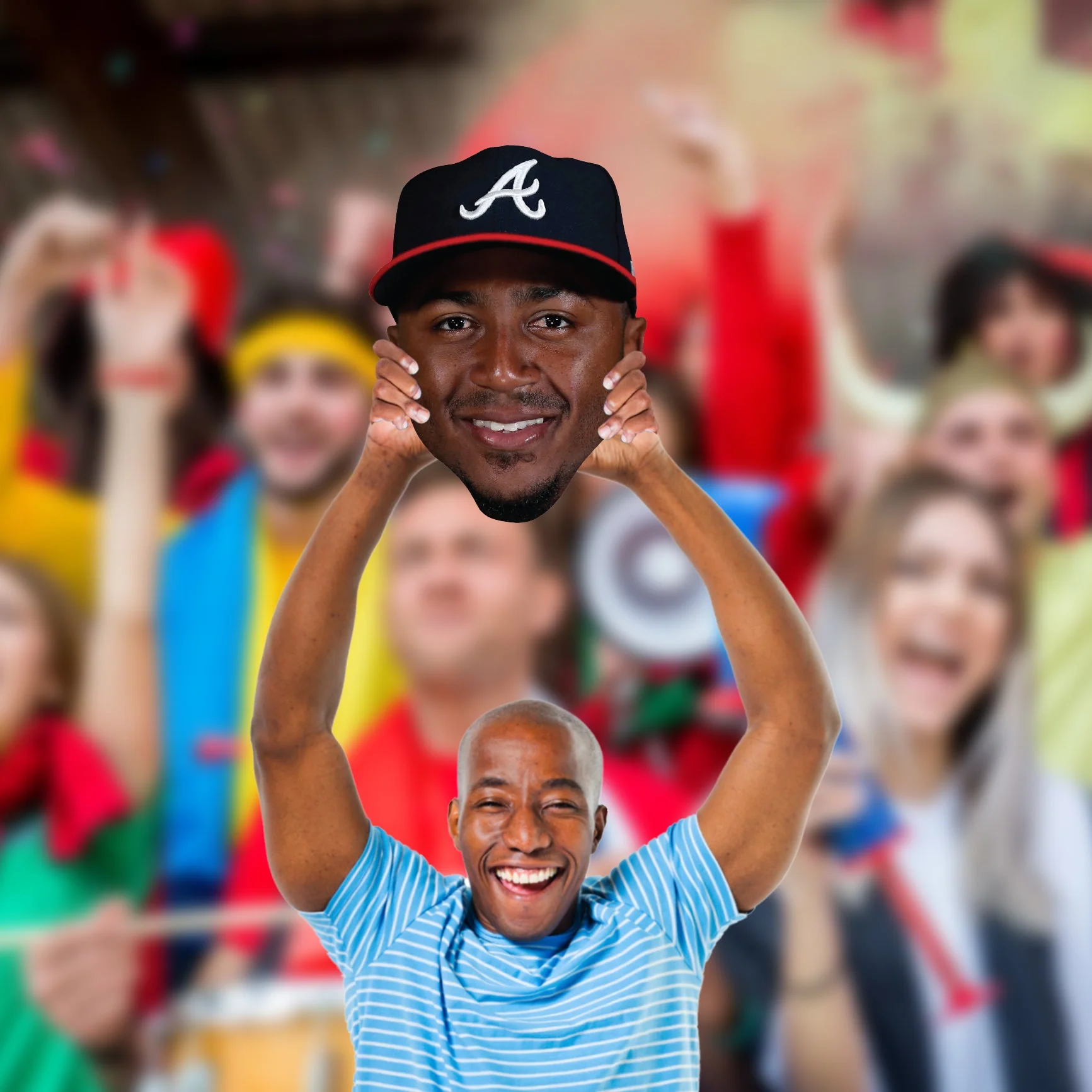 Ozzie Albies - Big Head - Official MLB - Atlanta Braves - Foam Core Cutout - Image 3