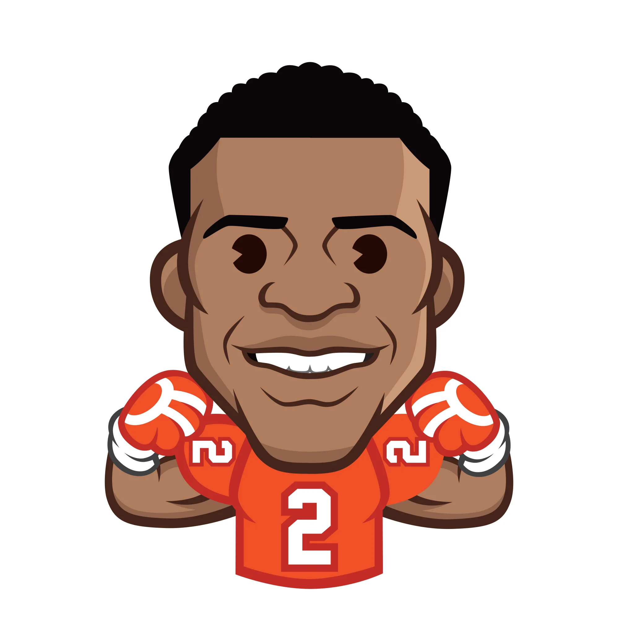 Pat Surtain II Emoji - Big Head - Official NFLPA - Denver Broncos - Foam Core Cutout - Image 4