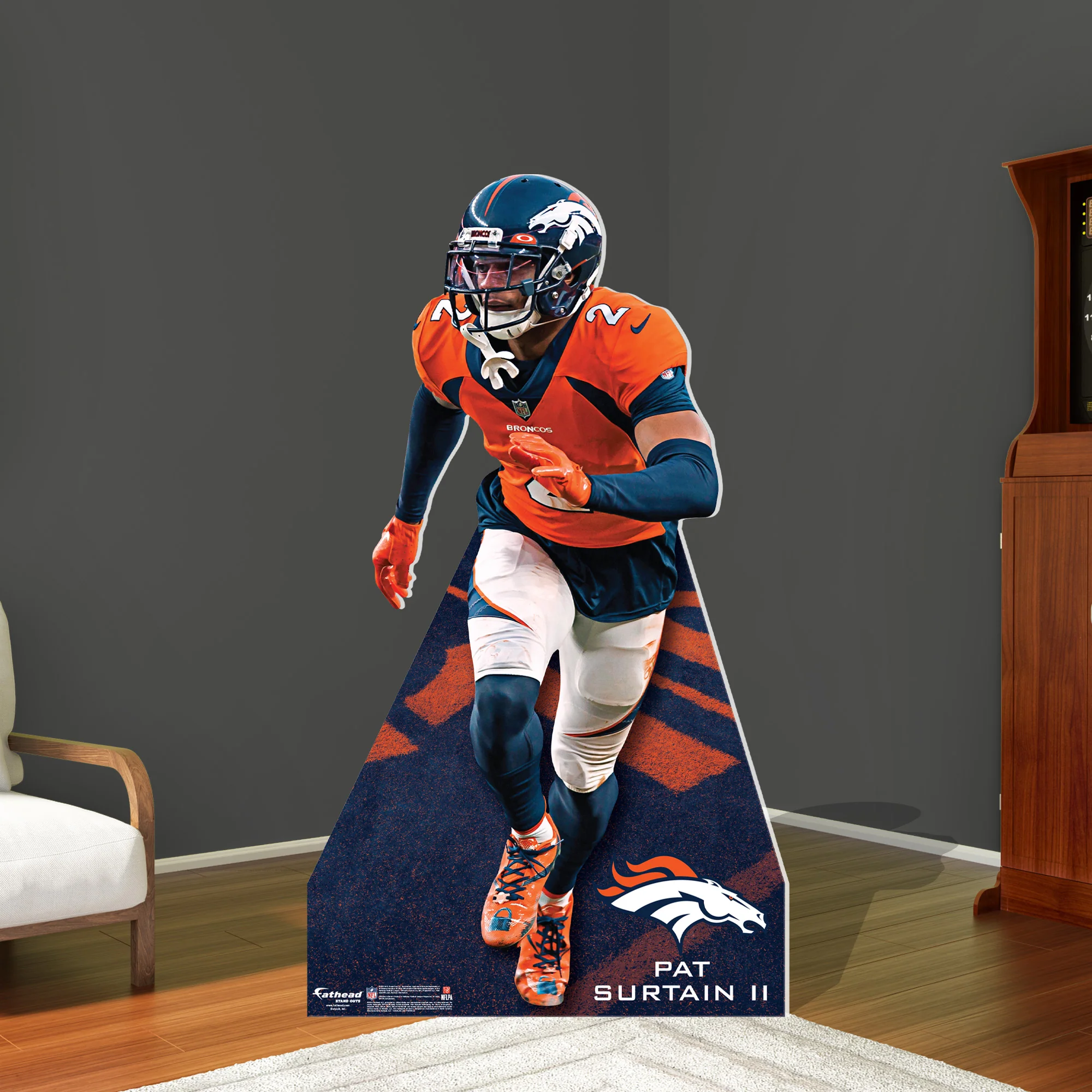 Pat Surtain II - Life-Size Stand Out - Official NFL - Denver Broncos - Foam Core Cutout
