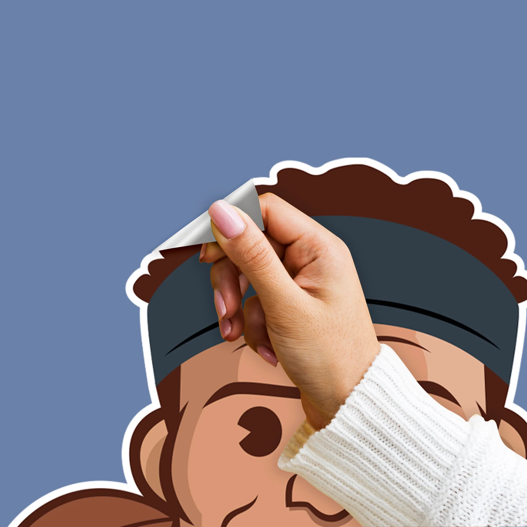 Patrick Mahomes II Emoji - RealBig Collection - Official NFLPA - Kansas City Chiefs - Reusable Vinyl Wall Decals - Image 8