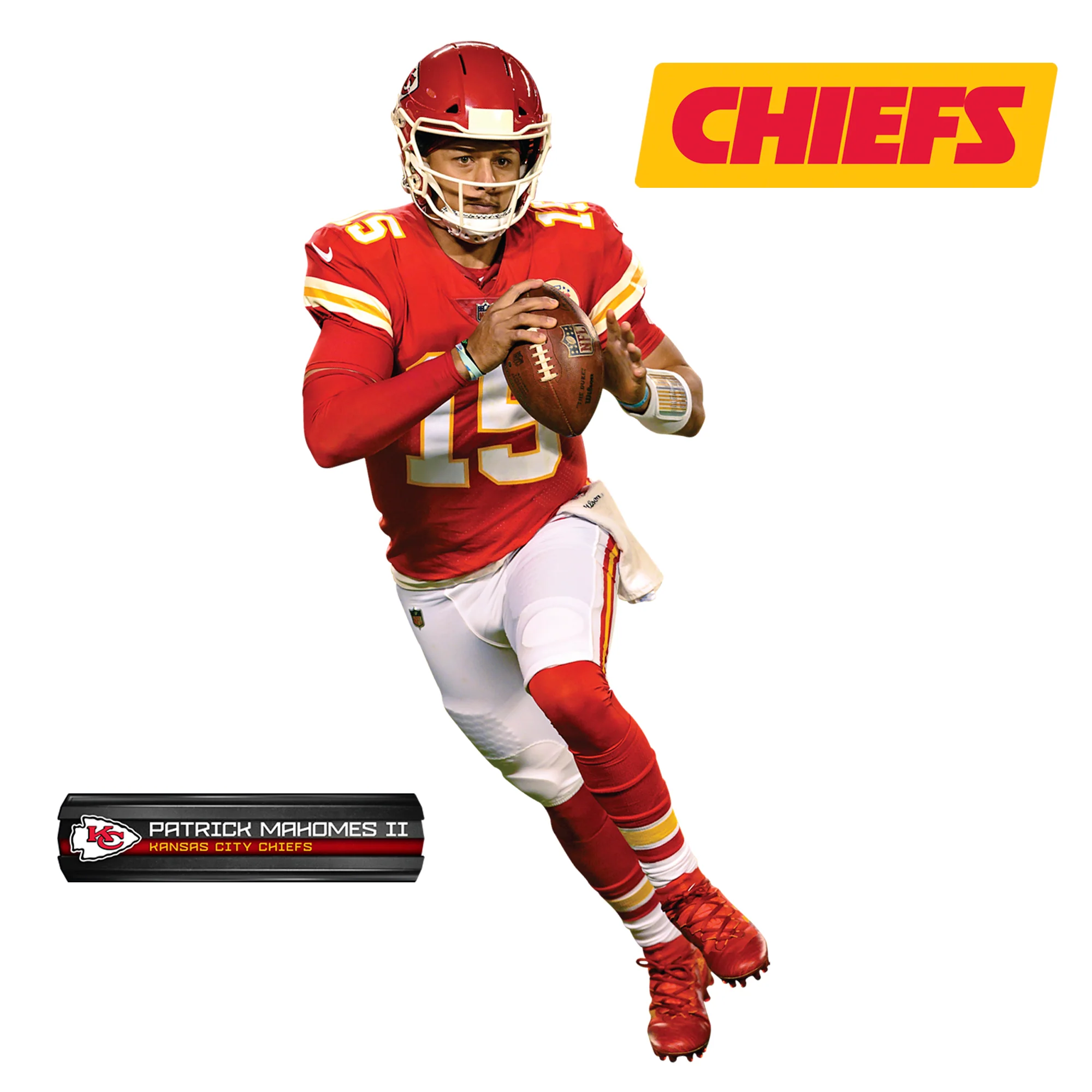 Patrick Mahomes II - RealBig Collection - Official NFL - Kansas City Chiefs - Reusable Vinyl Wall Decals #2 - Image 8