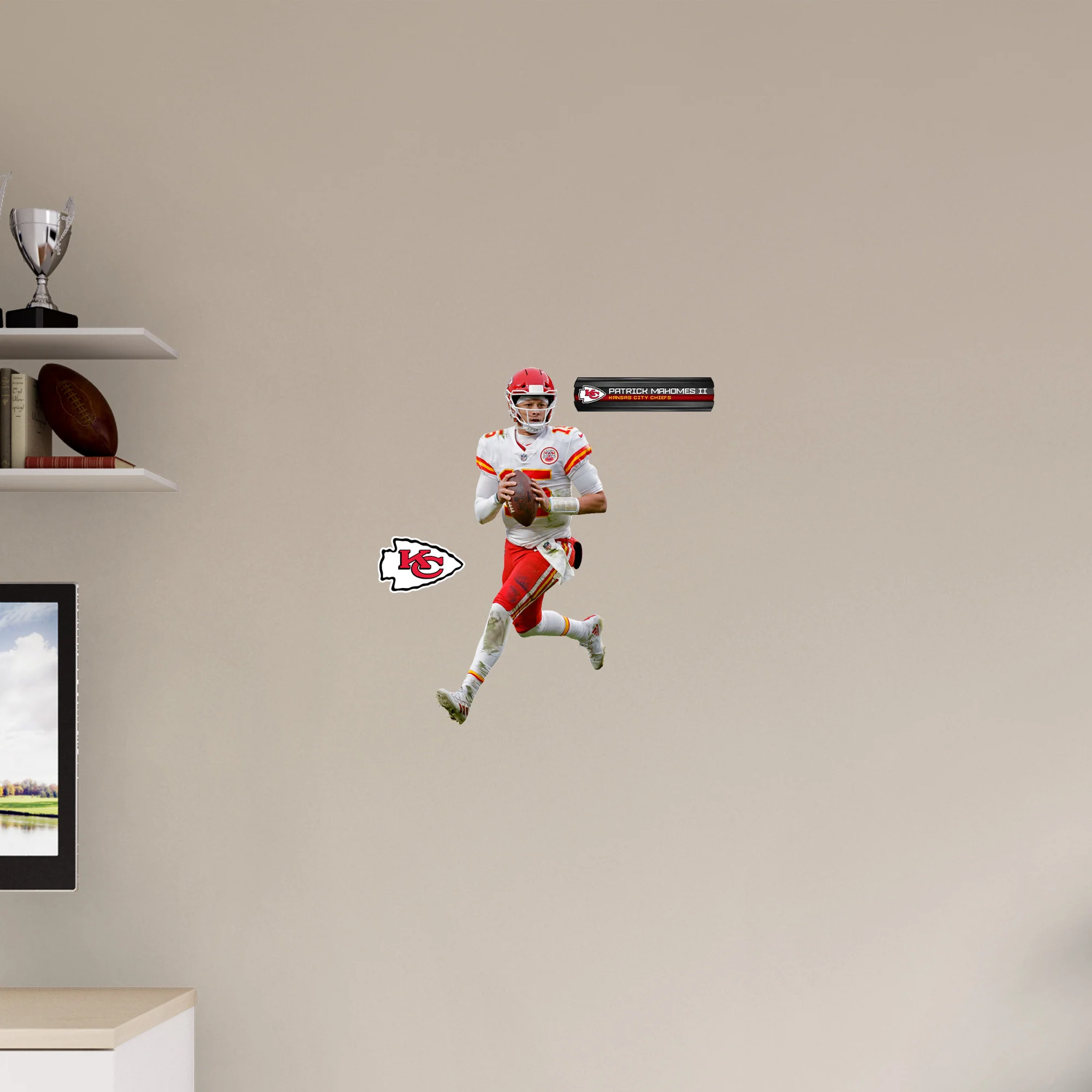 Patrick Mahomes II - RealBig Collection - Official NFL - Kansas City Chiefs - Reusable Vinyl Wall Decals #4 - Image 7