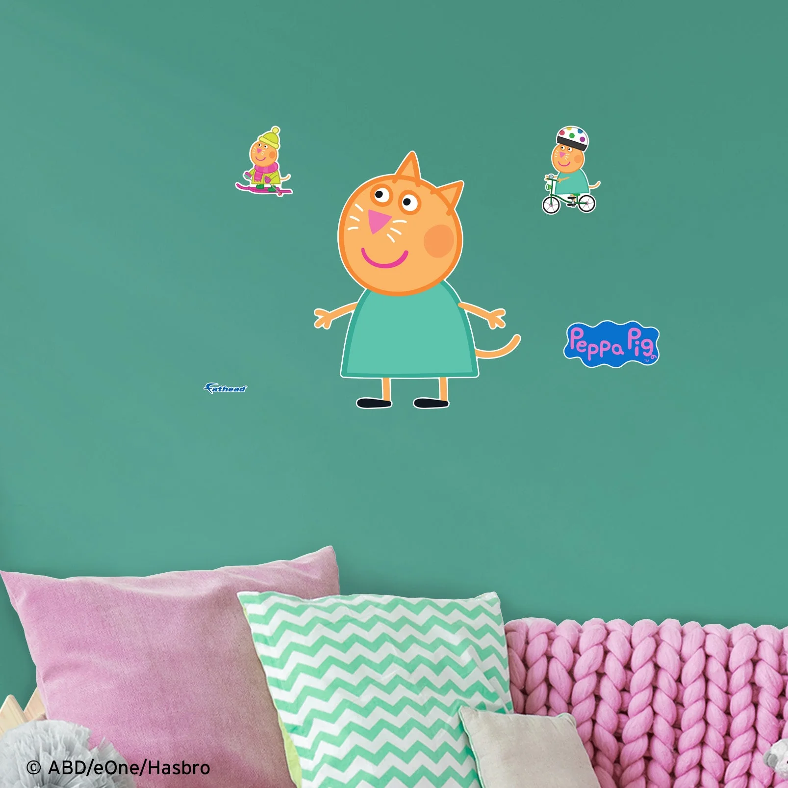 Peppa Pig - Candy Collection - Official Hasbro - Reusable Vinyl Wall Decals - Image 4