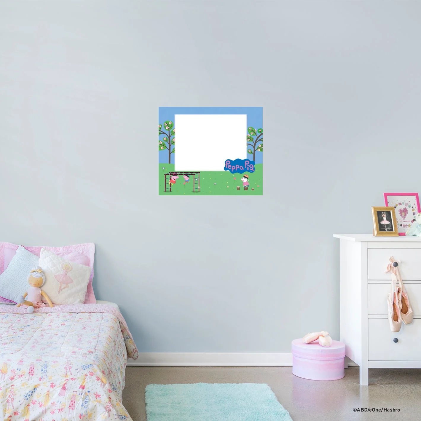 Peppa Pig - Climbing Frame - Dry Erase - Official Hasbro - Reusable Vinyl Wall Decal - Image 5