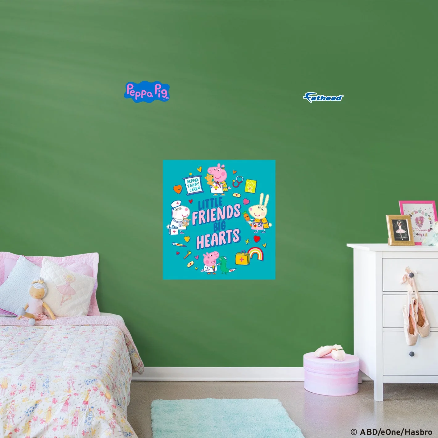 Peppa Pig - Peel & Stick Poster - Official Hasbro - Peppa Pig - Reusable Vinyl Wall Decal #2 - Image 3