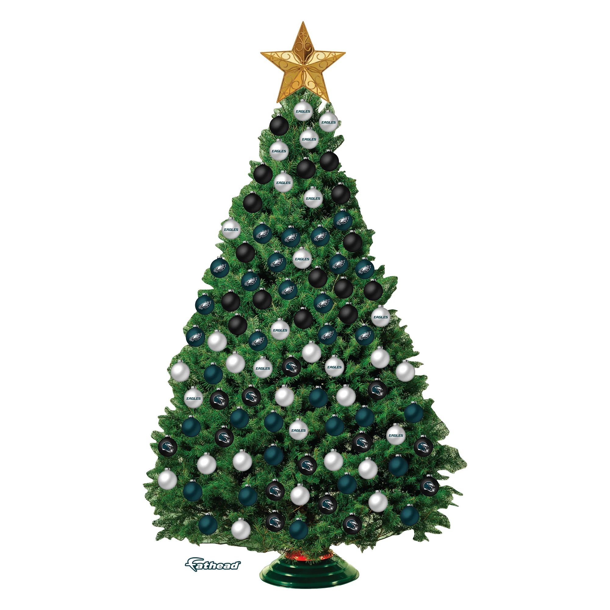 Philadelphia Eagles - Decorate Your Own Christmas Tree - Official NFL - Reusable Vinyl Wall Decals - Image 2