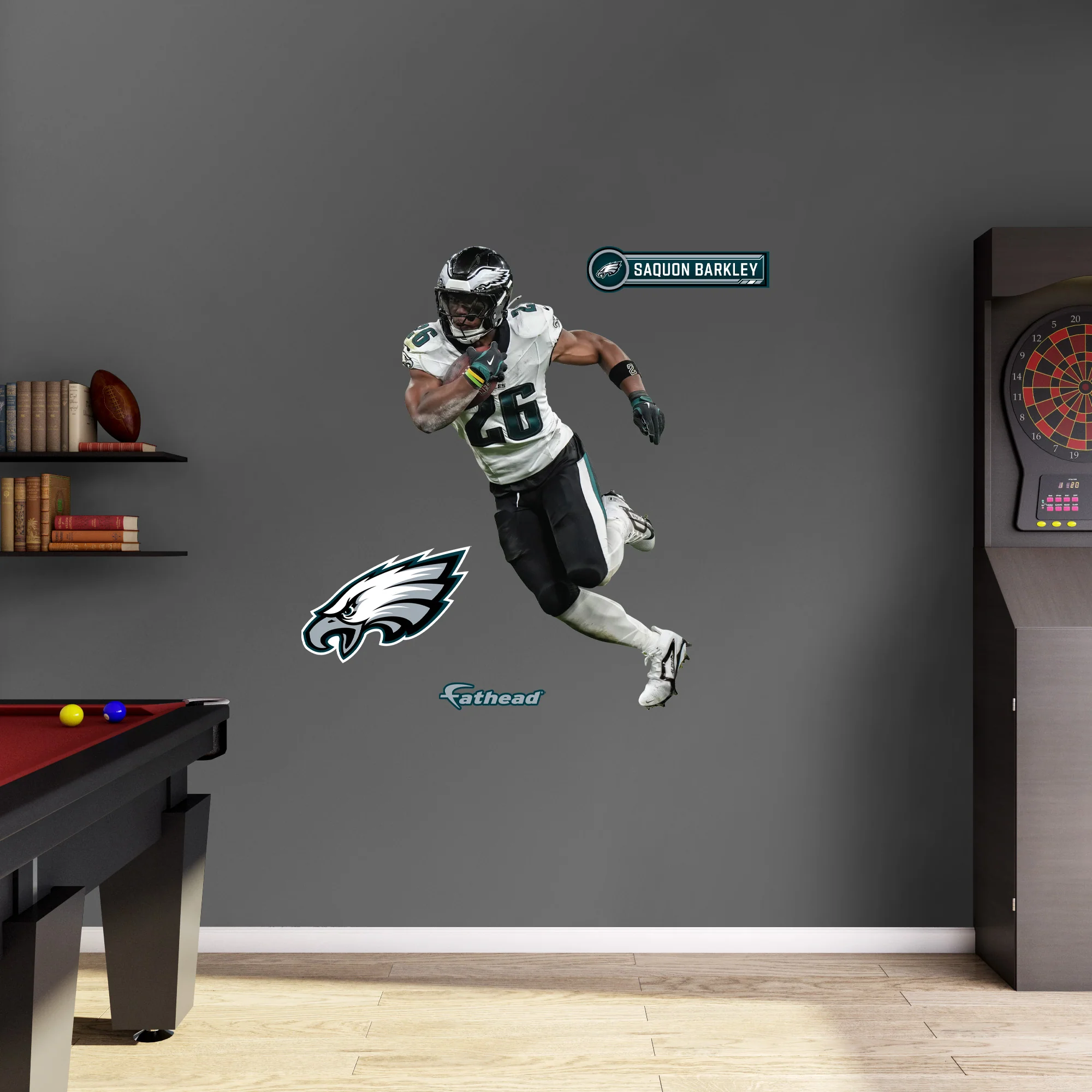Saquon Barkley - RealBig Collection - Official NFL - Philadelphia Eagles - Reusable Vinyl Wall Decals - Image 5