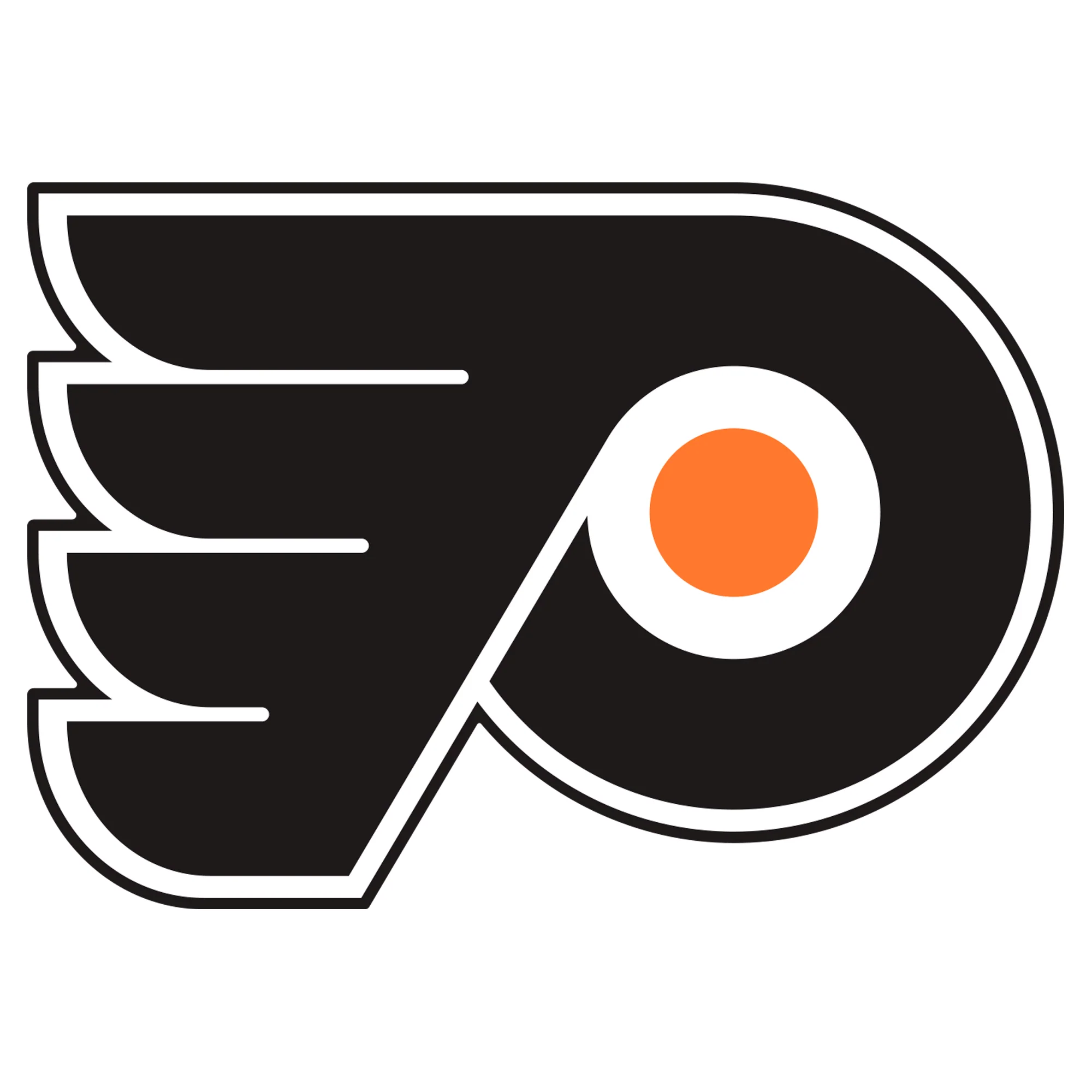 Philadelphia Flyers - 5 Logo Minis (Mixed Sizes) - Official NHL - Reusable Vinyl Decals - Image 2