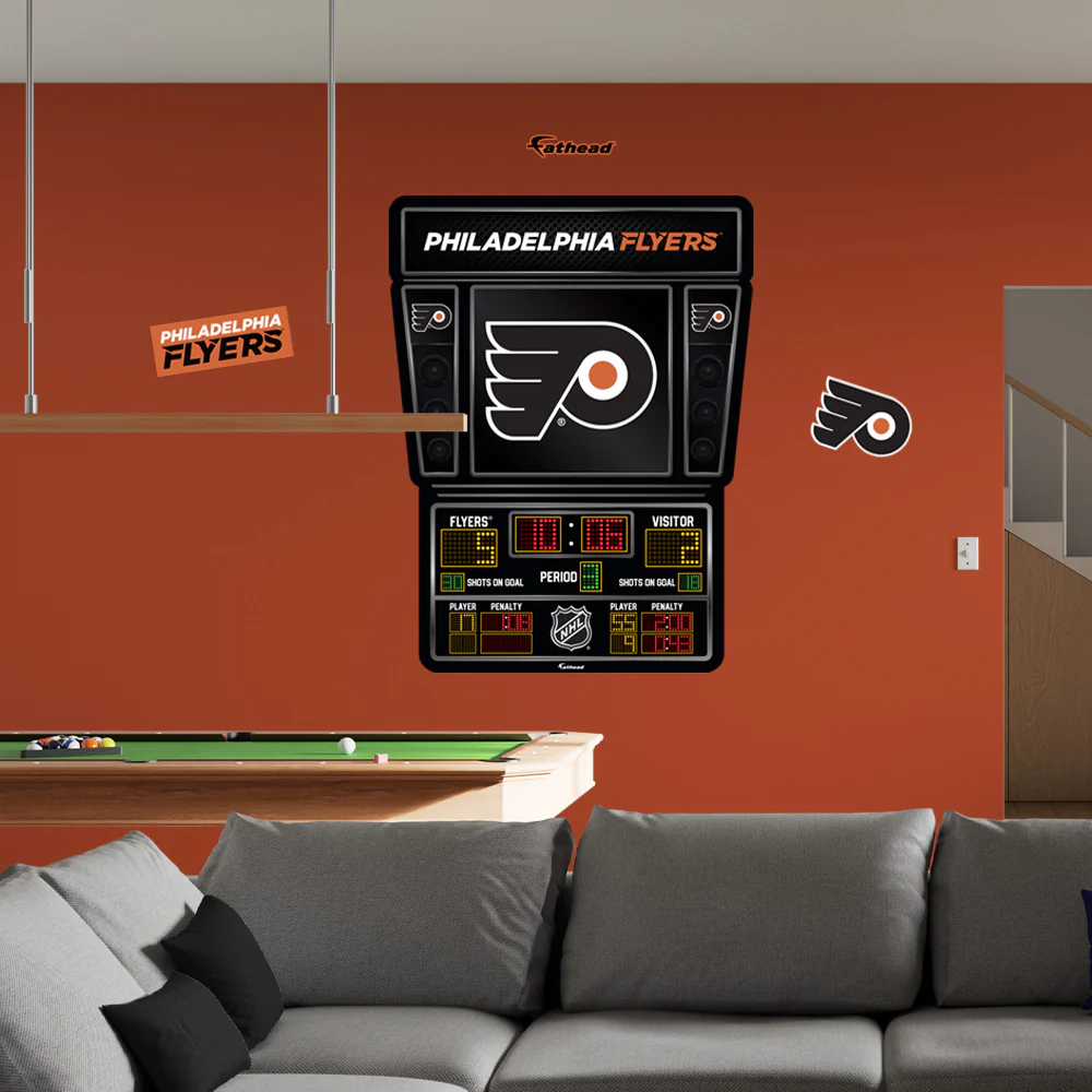 Philadelphia Flyers - RealBig Scoreboard Collection - Official NHL - Reusable Vinyl Wall Decals - Image 3