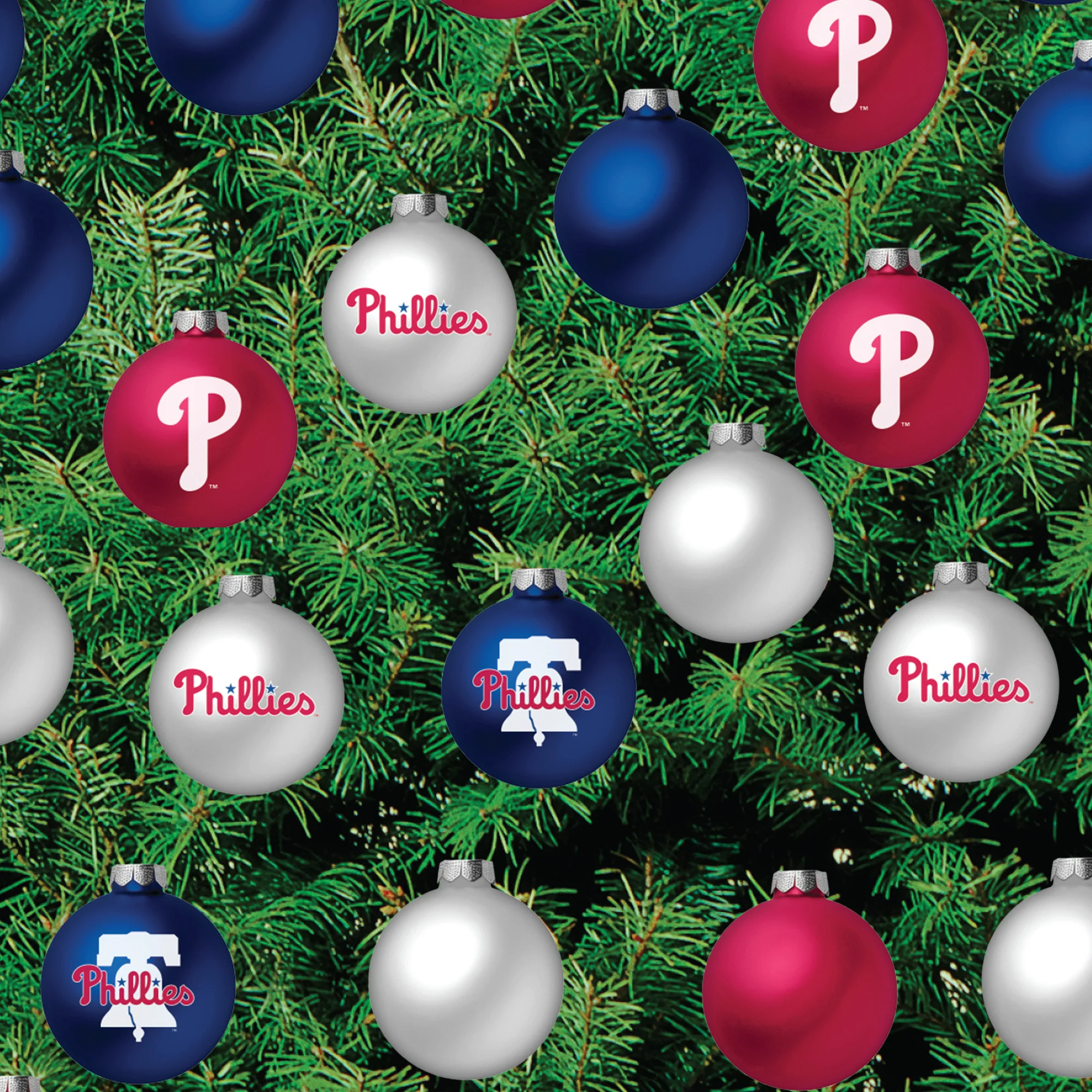 Philadelphia Phillies - Decorate Your Own Christmas Tree - Official MLB - Reusable Vinyl Wall Decals - Image 5