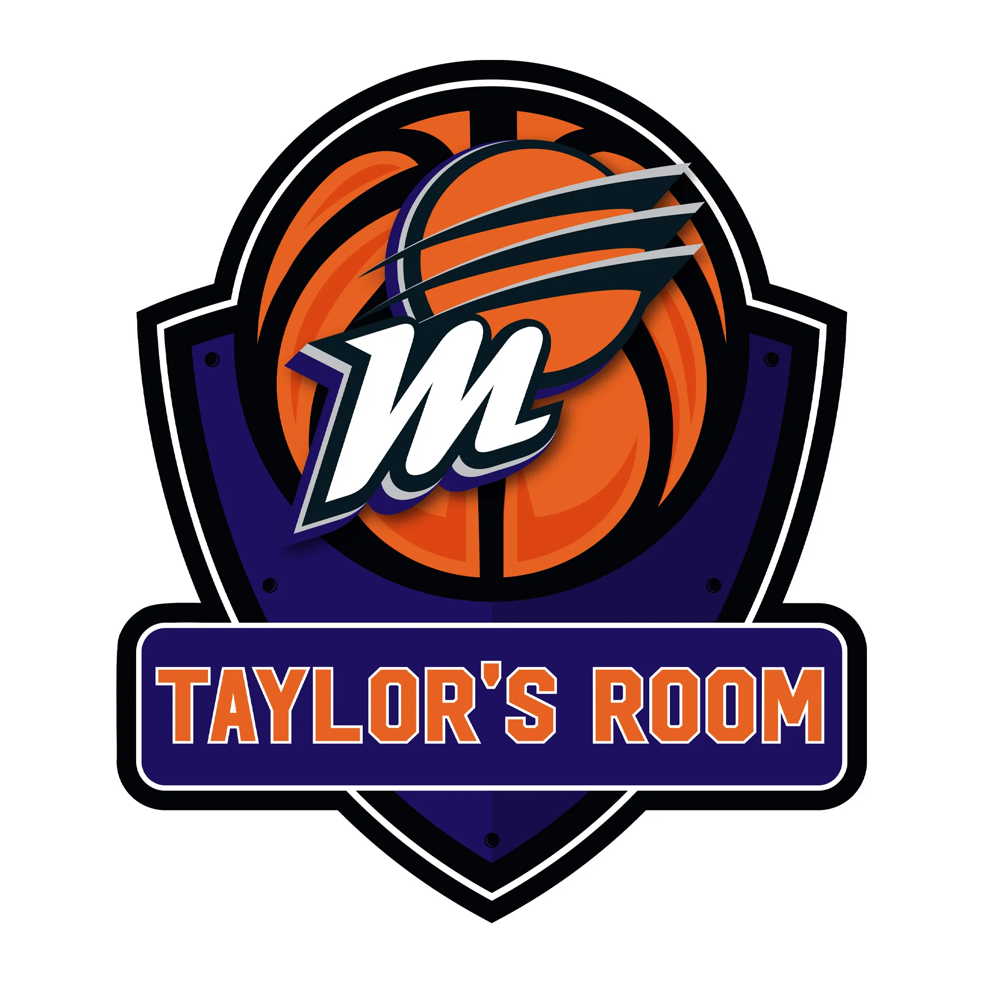 Phoenix Mercury - Badge Logo - With Personalized Name - Official WNBA - Vinyl Transfer Decal - Image 8