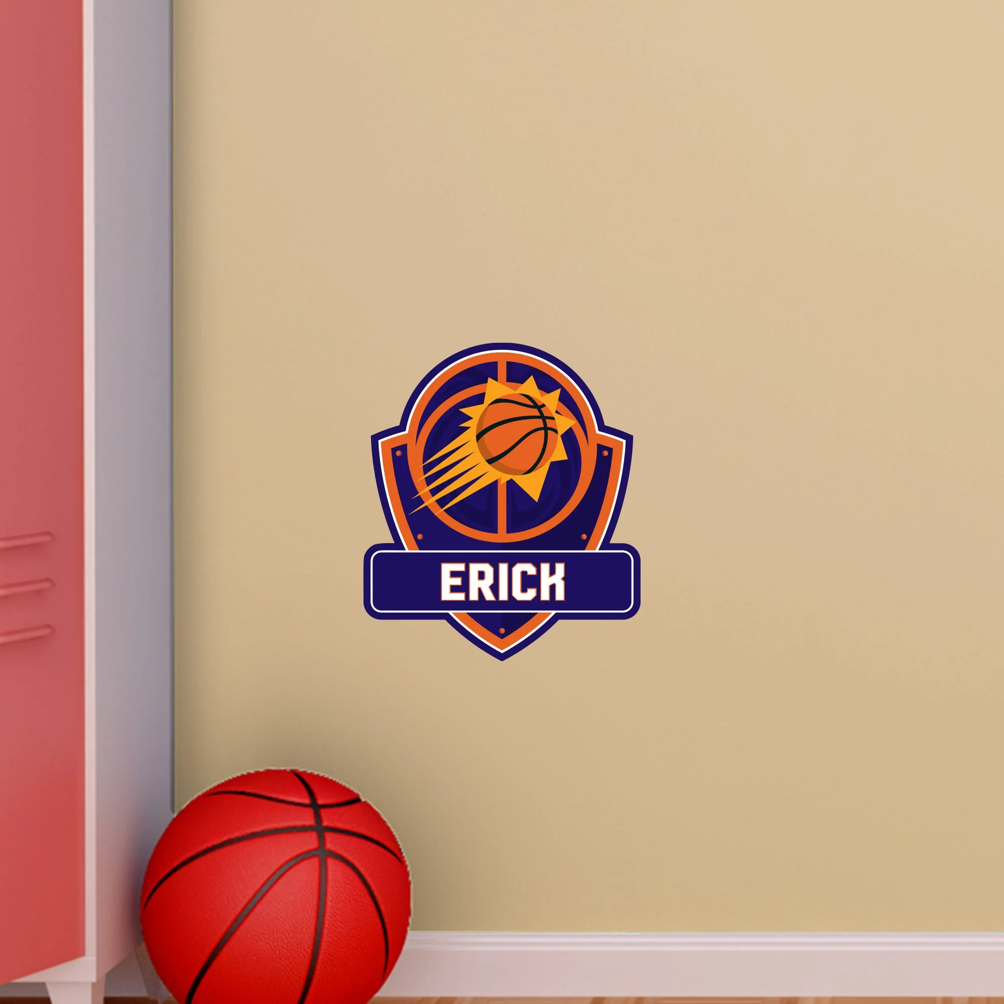Phoenix Suns - Badge - With Personalized Name - Official NBA - Vinyl Transfer Decal - Image 5