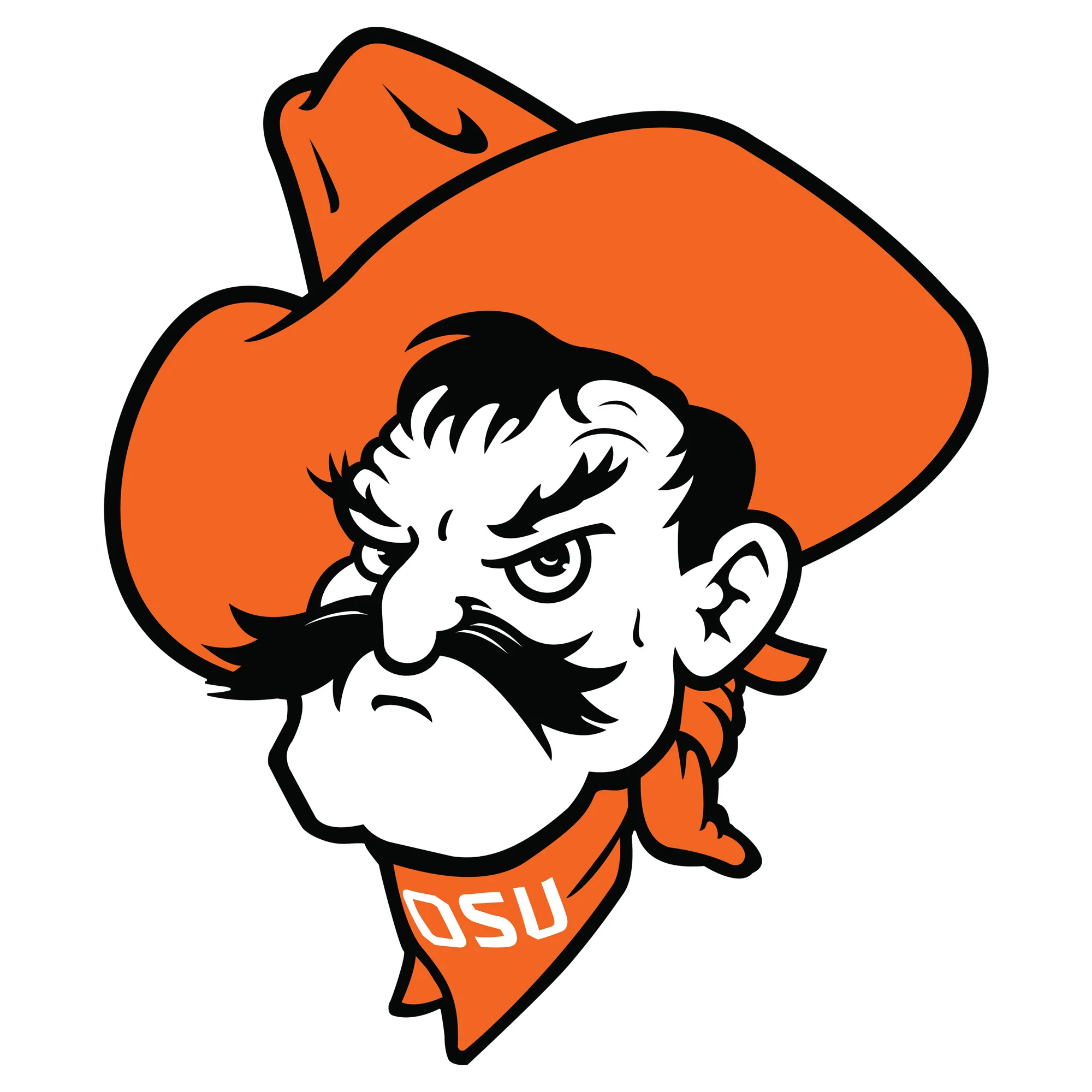 Pistol Pete - Illustrated Mascot Big Head - Official NCAA - Oklahoma State Cowboys - Foam Core Cutout - Image 5