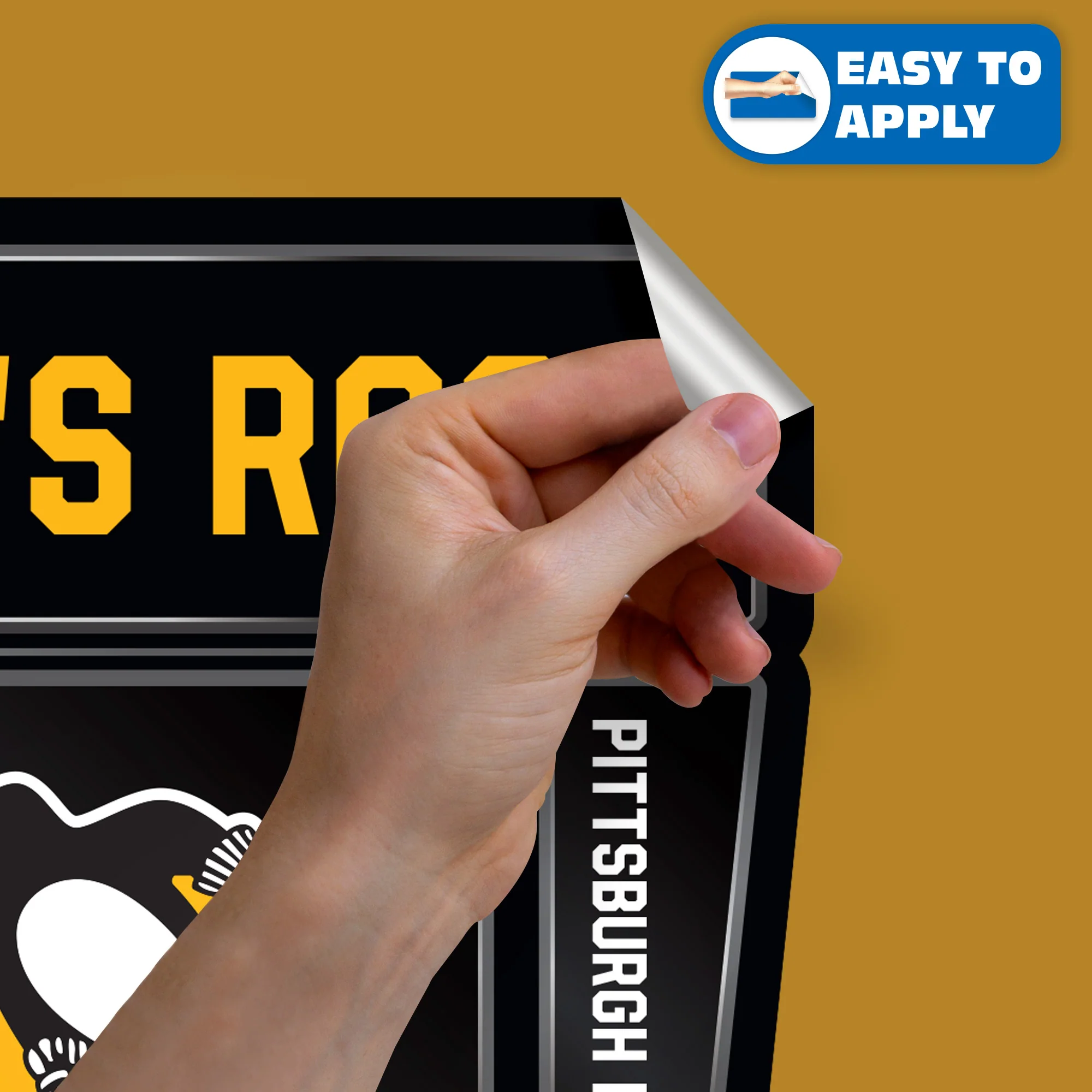 Pittsburgh Penguins - Scoreboard Graphic - With Personalized Name - Official NHL - Vinyl Transfer Decal - Image 4