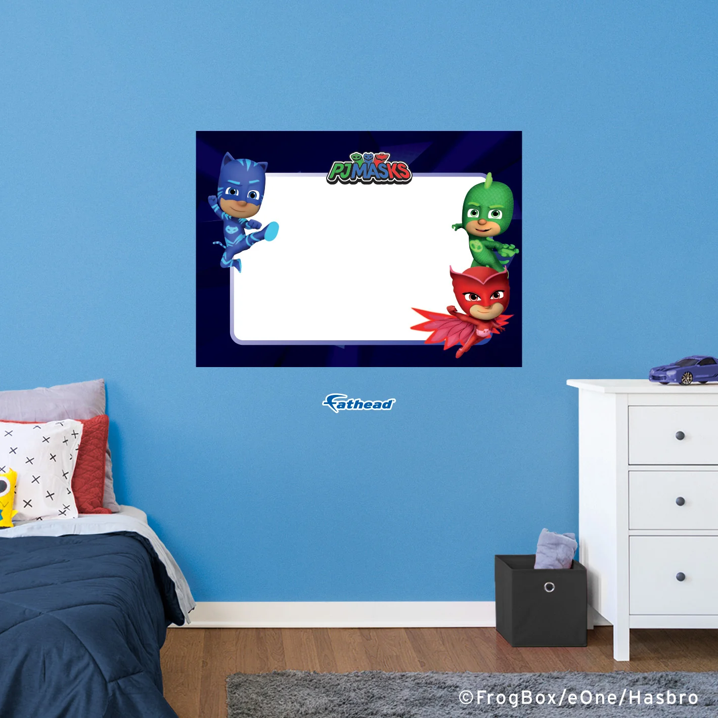 PJ Masks - Fight - Dry Erase - Official Hasbro - Reusable Vinyl Wall Decal - Image 2