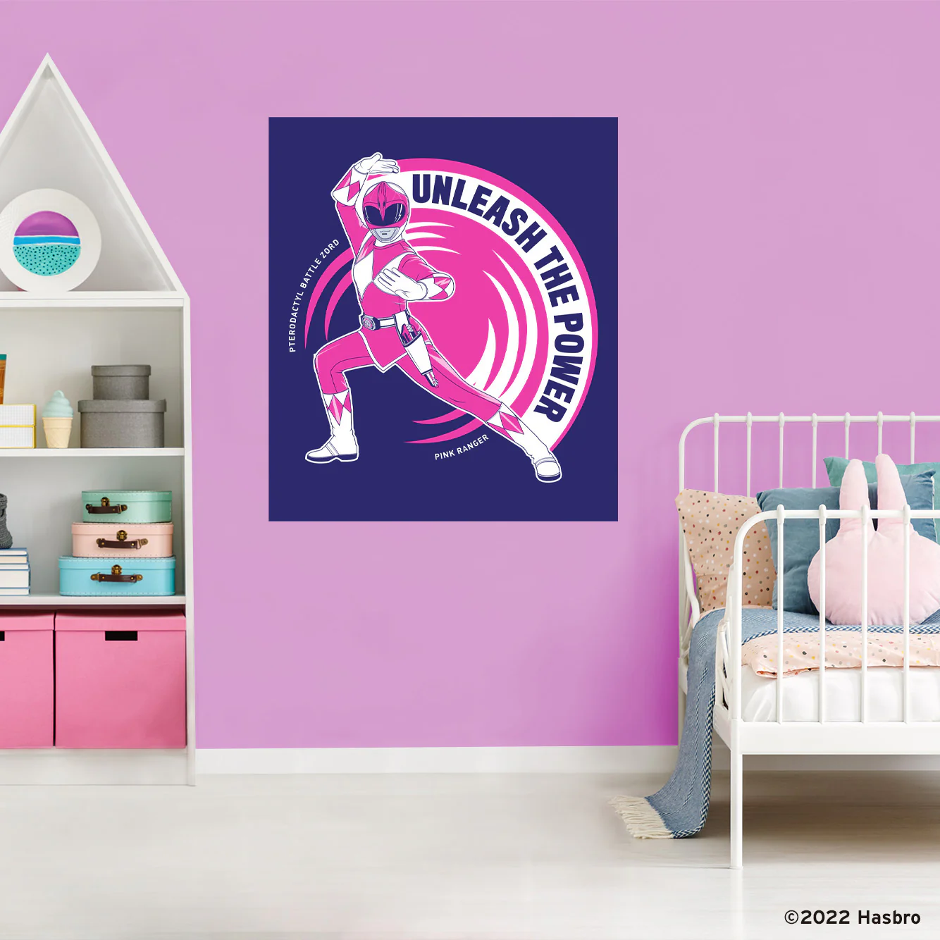 Power Rangers - Unleash the Power - Peel & Stick Poster - Official Hasbro - Reusable Vinyl Wall Decal - Image 3