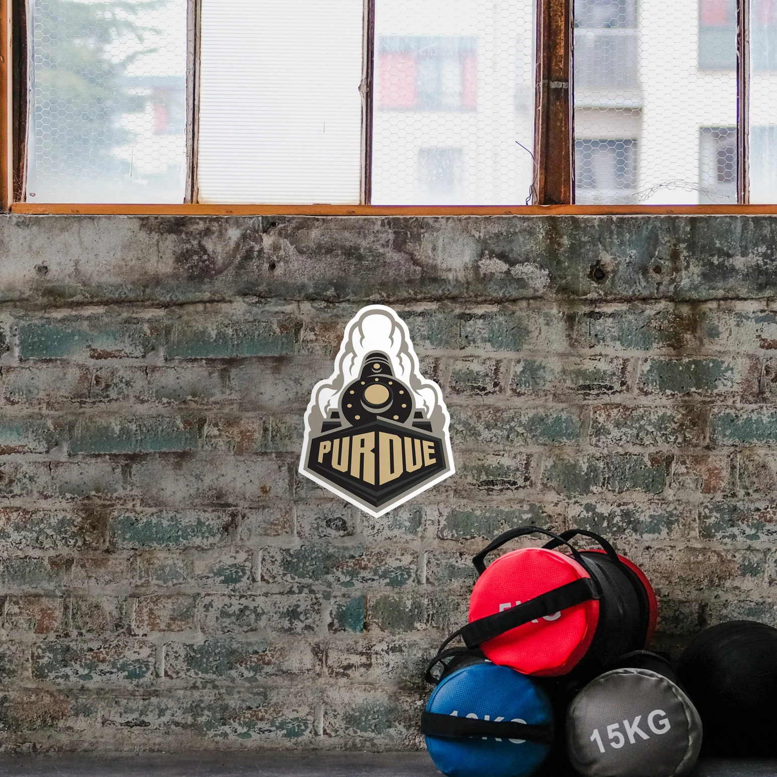 Purdue Boilermakers - Train Logo - Outdoor Wall Decals - Official NCAA - Scratch Resistant Alumigraphics Smooth - Image 2