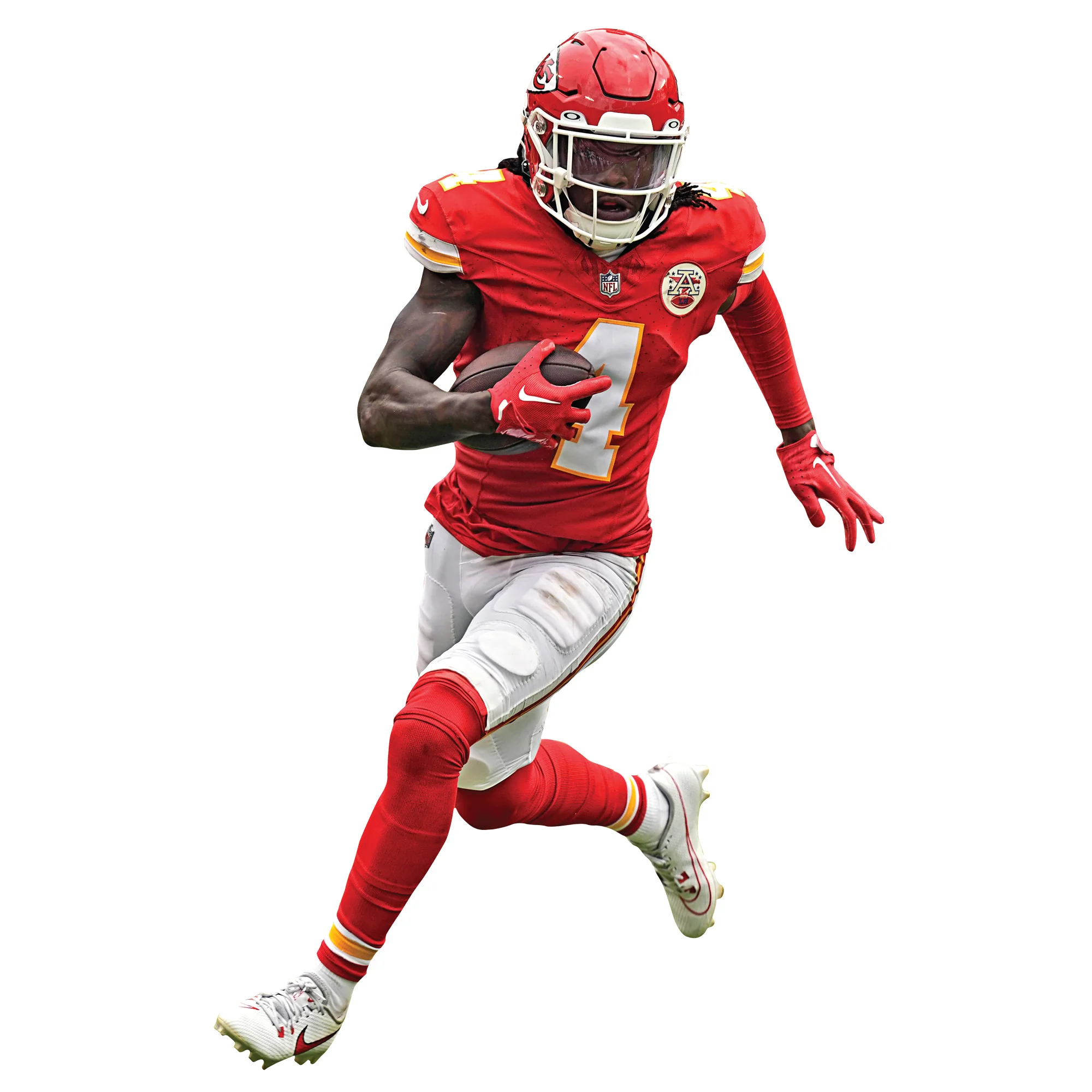 Rashee Rice - RealBig Collection - Official NFL - Kansas City Chiefs - Reusable Vinyl Wall Decals #1 - Image 5