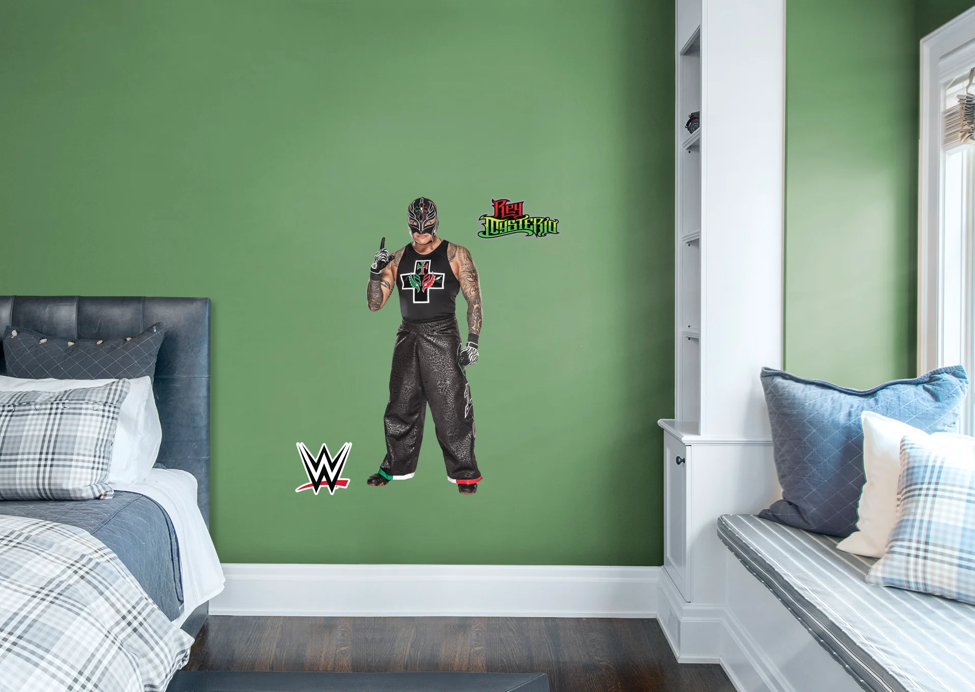 Rey Mysterio - RealBig Collection - Official WWE - Reusable Vinyl Wall Decals - Image 2