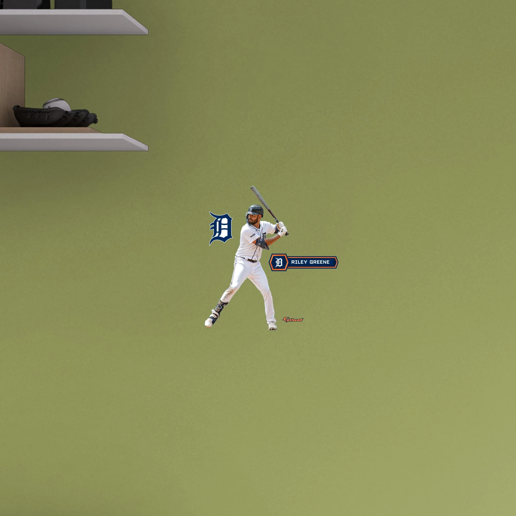 Riley Greene - RealBig Collection - Official MLB - Detroit Tigers - Reusable Vinyl Wall Decals - Image 7