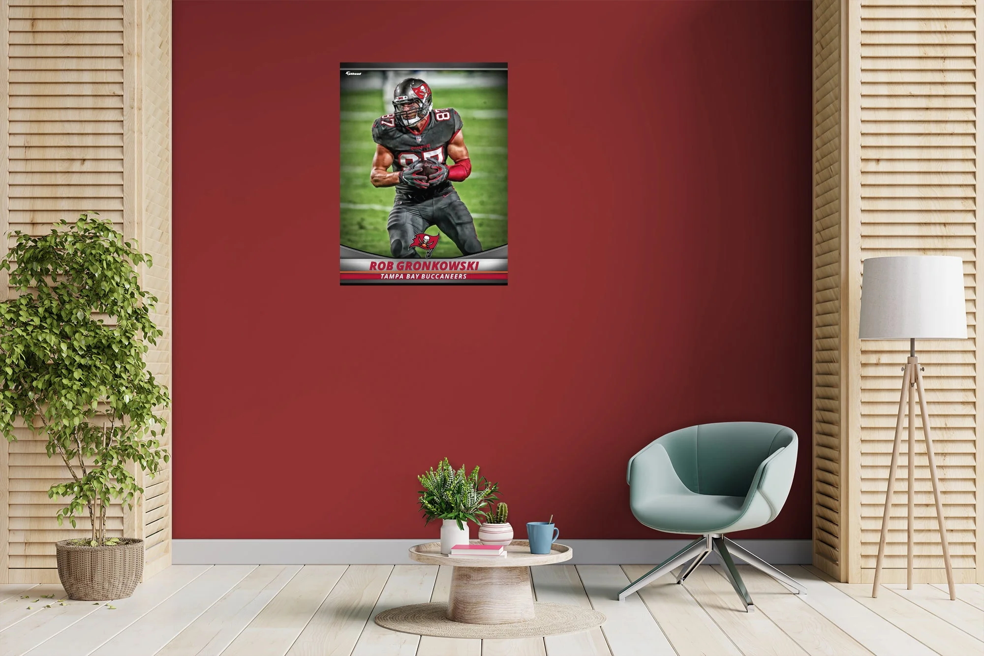 Rob Gronkowski - GameStars Series - Peel & Stick Poster - Official NFL - Tampa Bay Buccaneers - Reusable Vinyl Wall Decal - Image 5