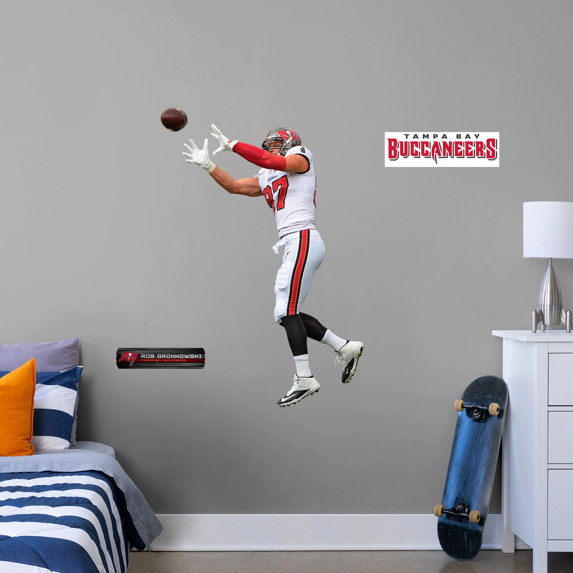 Rob Gronkowski - RealBig Collection - Official NFL - Reusable Vinyl Wall Decals - Image 5
