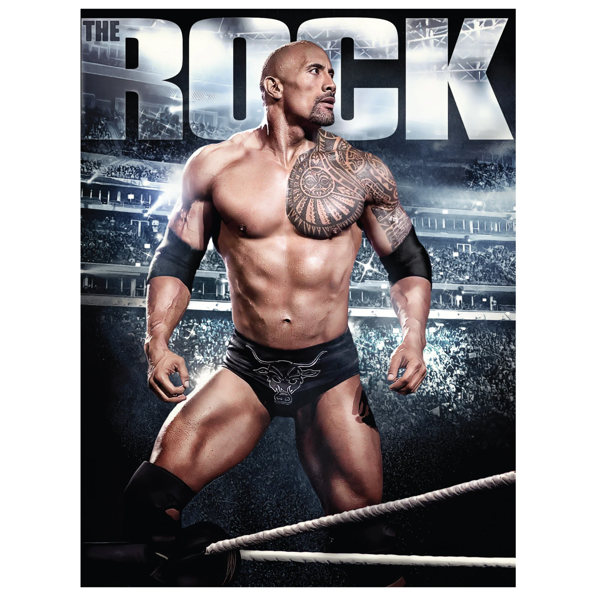 The Rock - Peel & Stick Poster - Official WWE - Reusable Vinyl Wall Decal - Image 2