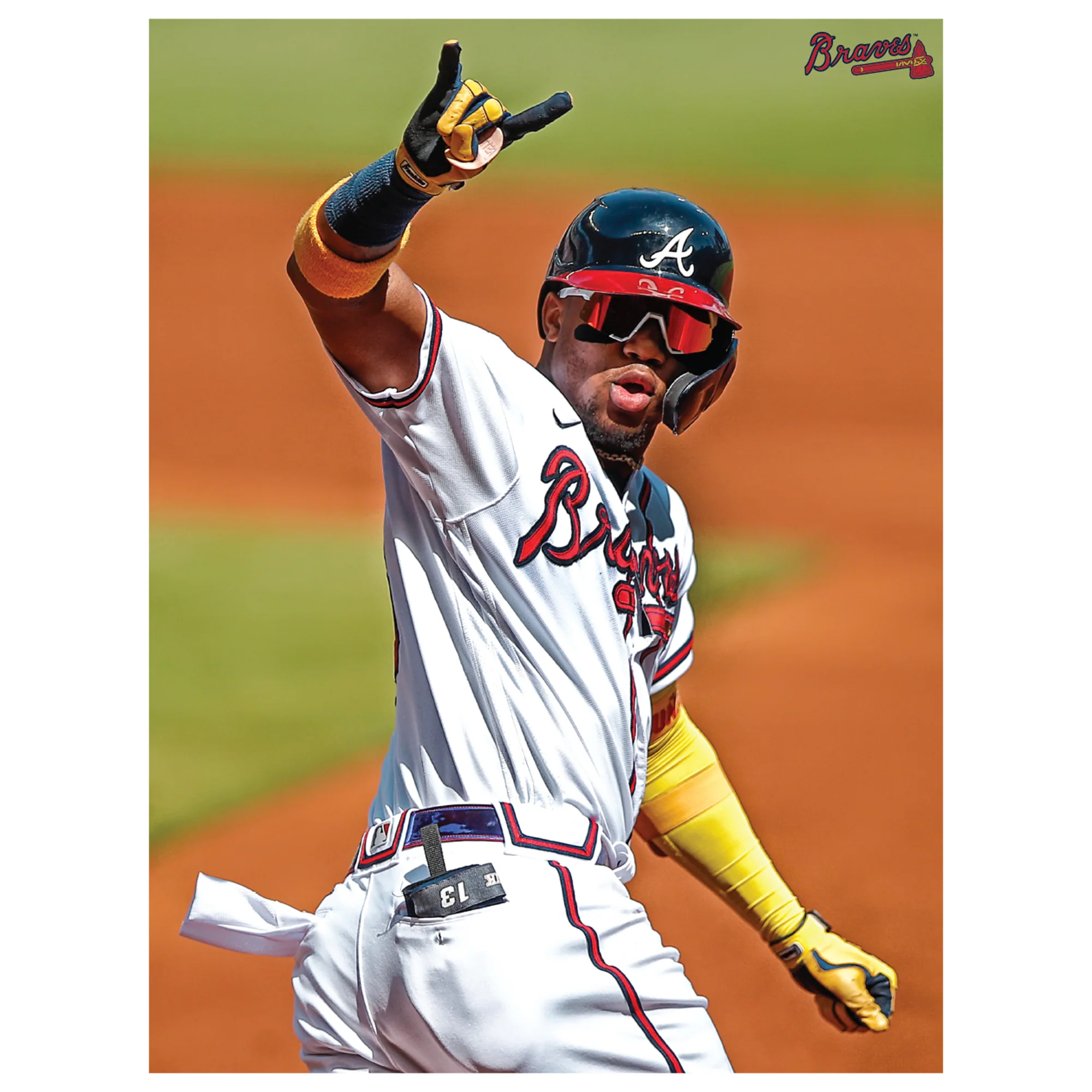 Ronald Acuña Jr. - Peel & Stick Poster - Official MLB - Atlanta Braves - Reusable Vinyl Wall Decal #1 - Image 3
