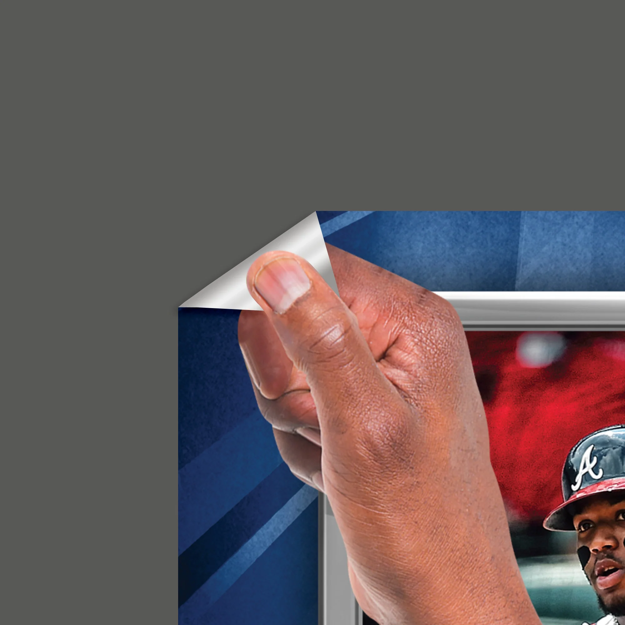 Ronald Acuña Jr. - RealBig Swing Collection - Official MLB - Atlanta Braves - Reusable Vinyl Wall Decals - Image 4