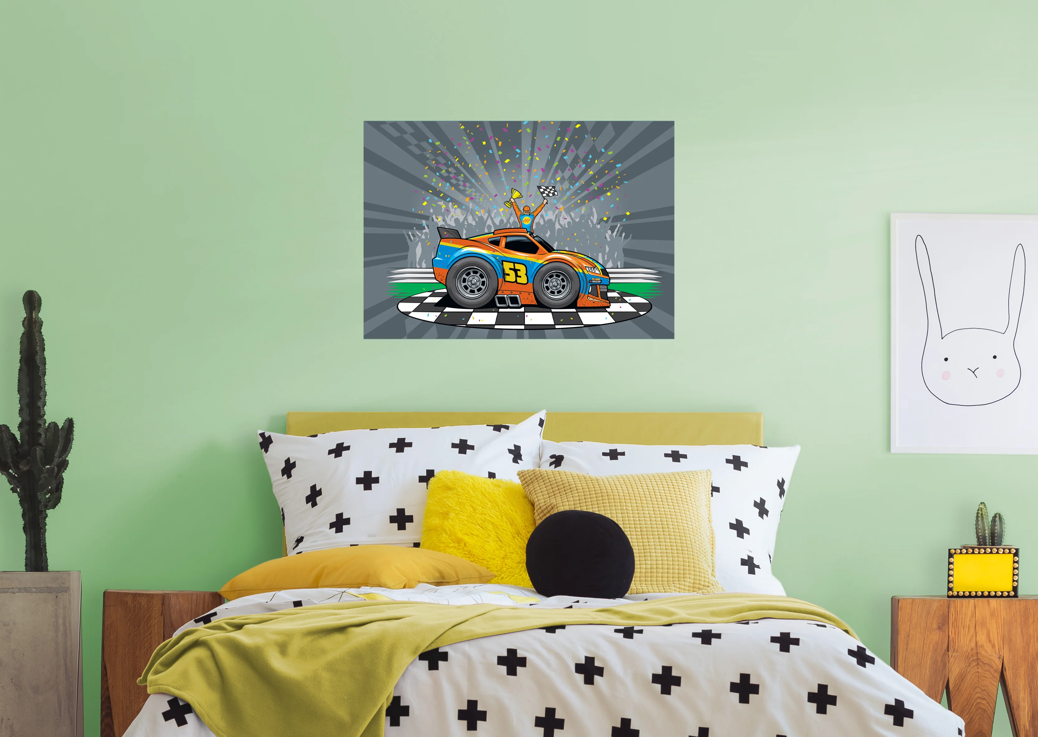 Rookies Winner's Circle - Peel & Stick Poster - Official NASCAR - Reusable Vinyl Wall Decal - Image 5