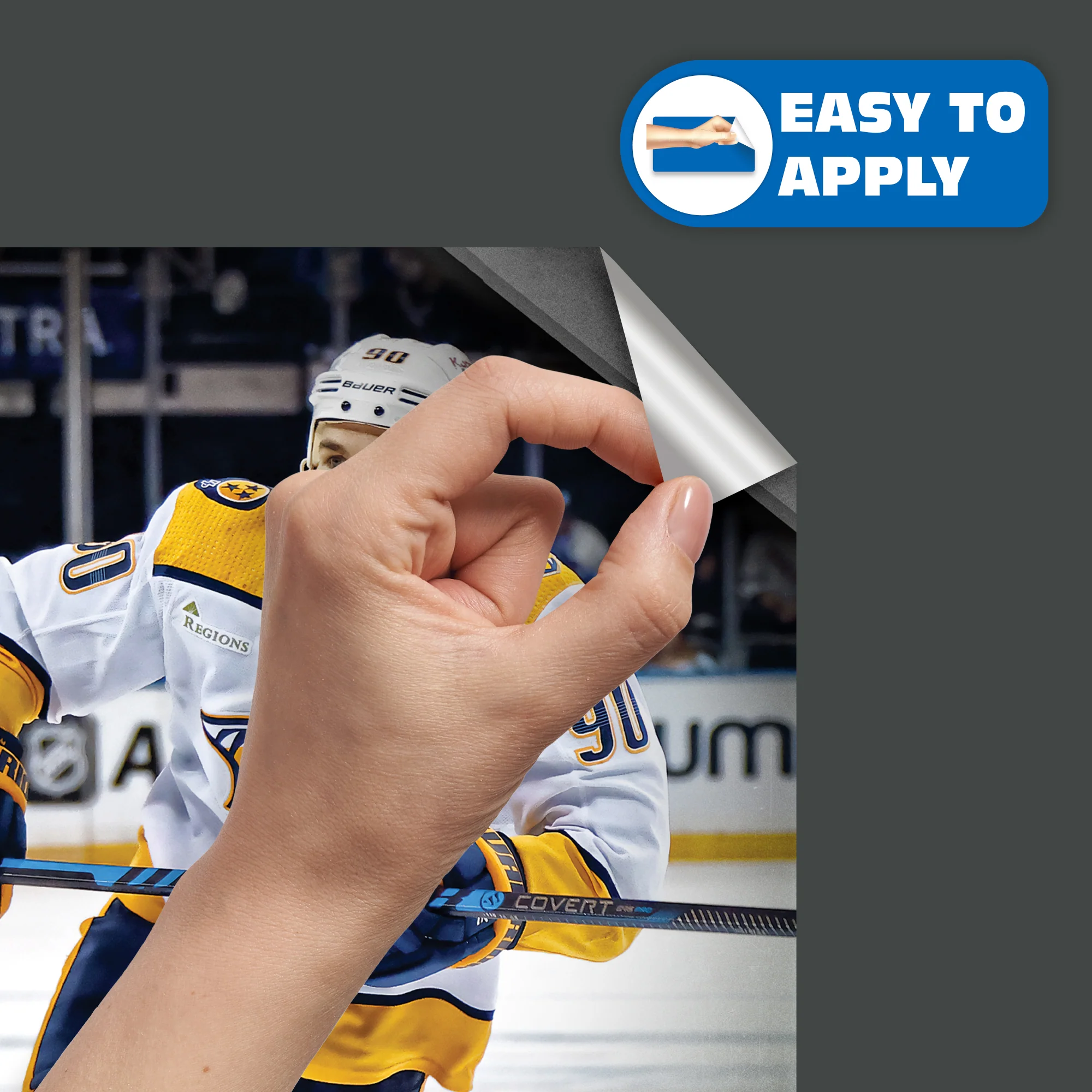 Ryan O'Reilly - RealBig Collection - Official NHL - Nashville Predators - Reusable Vinyl Wall Decals - Image 4