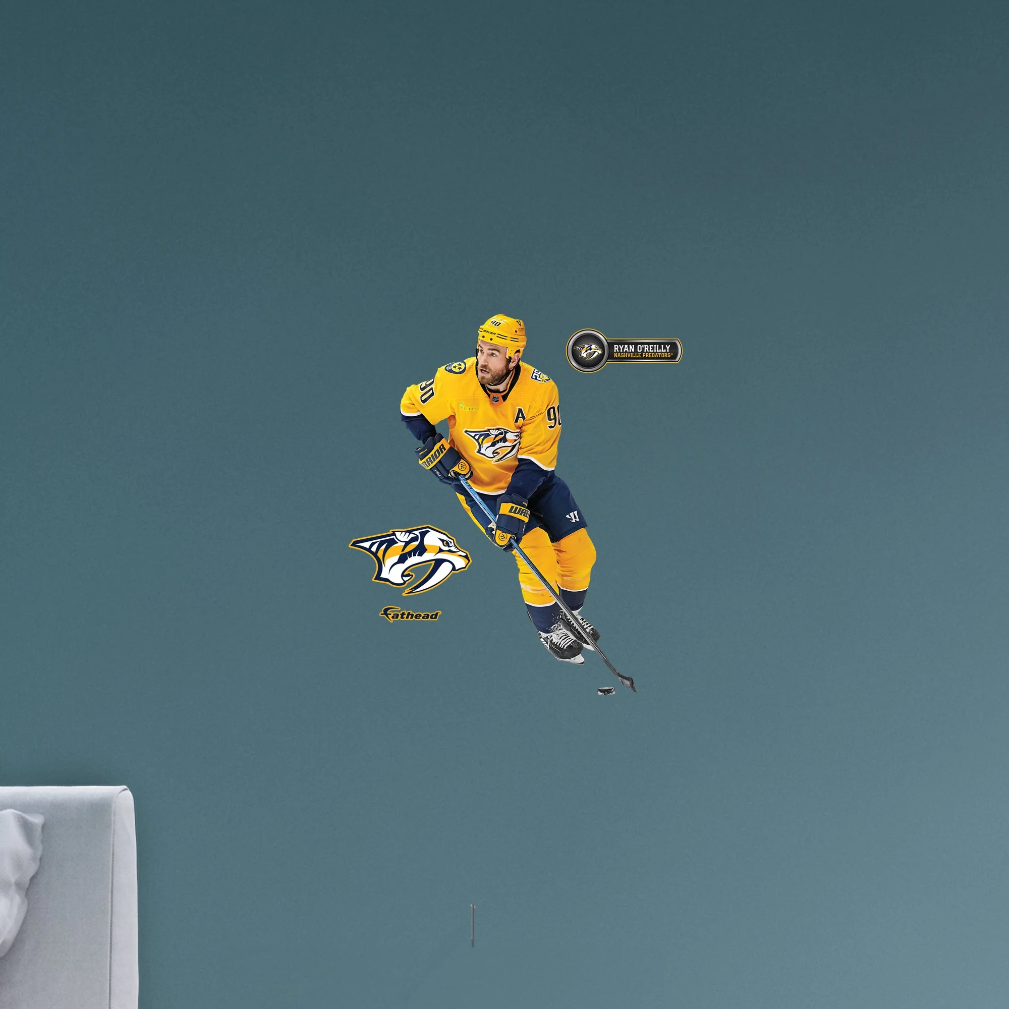 Ryan O'Reilly - RealBig Collection - Official NHL - Nashville Predators - Reusable Vinyl Wall Decals - Image 7
