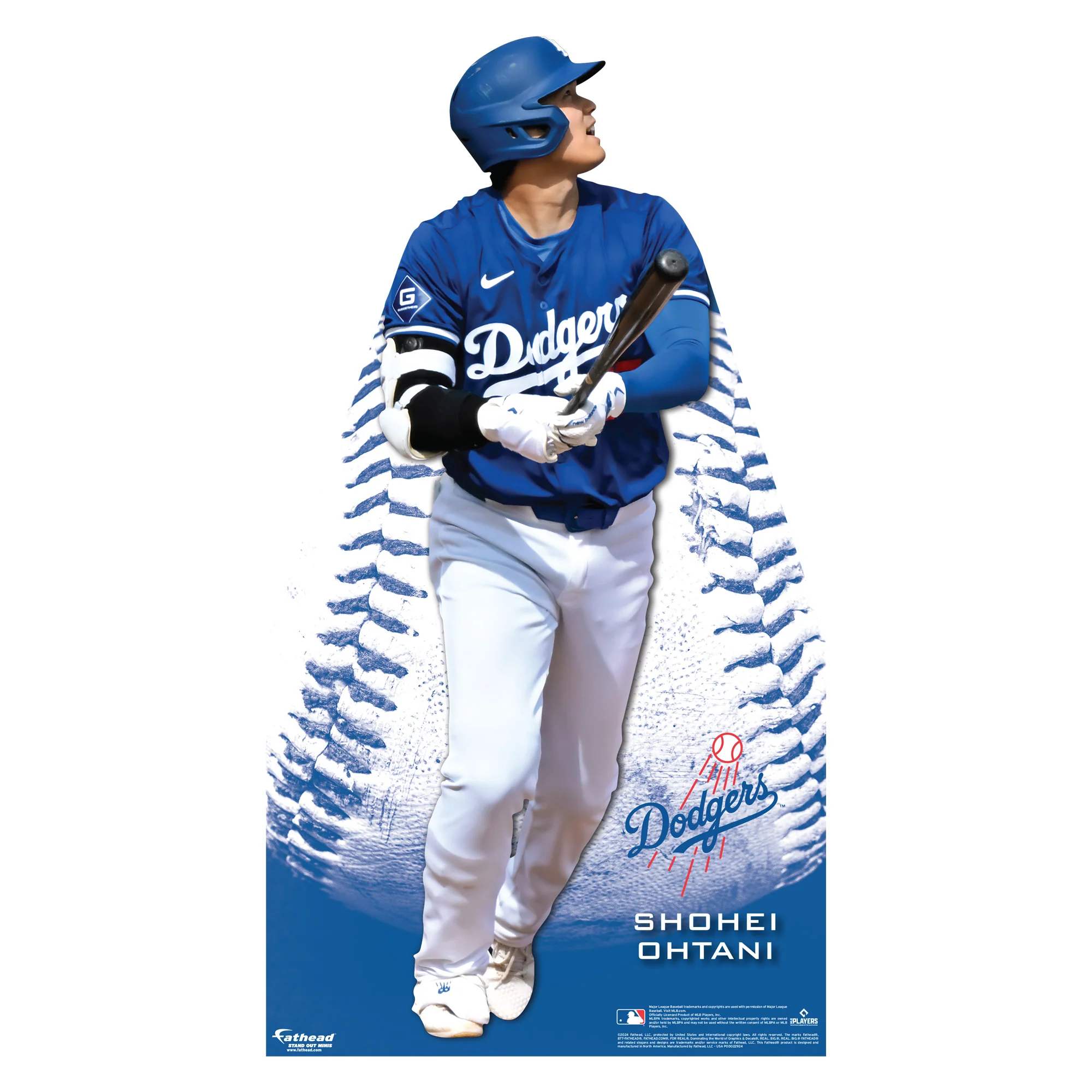Shohei Ohtani - Mini Stand Out - Official MLB - Los Angeles Dodgers - Cardstock Cutout - Image 2