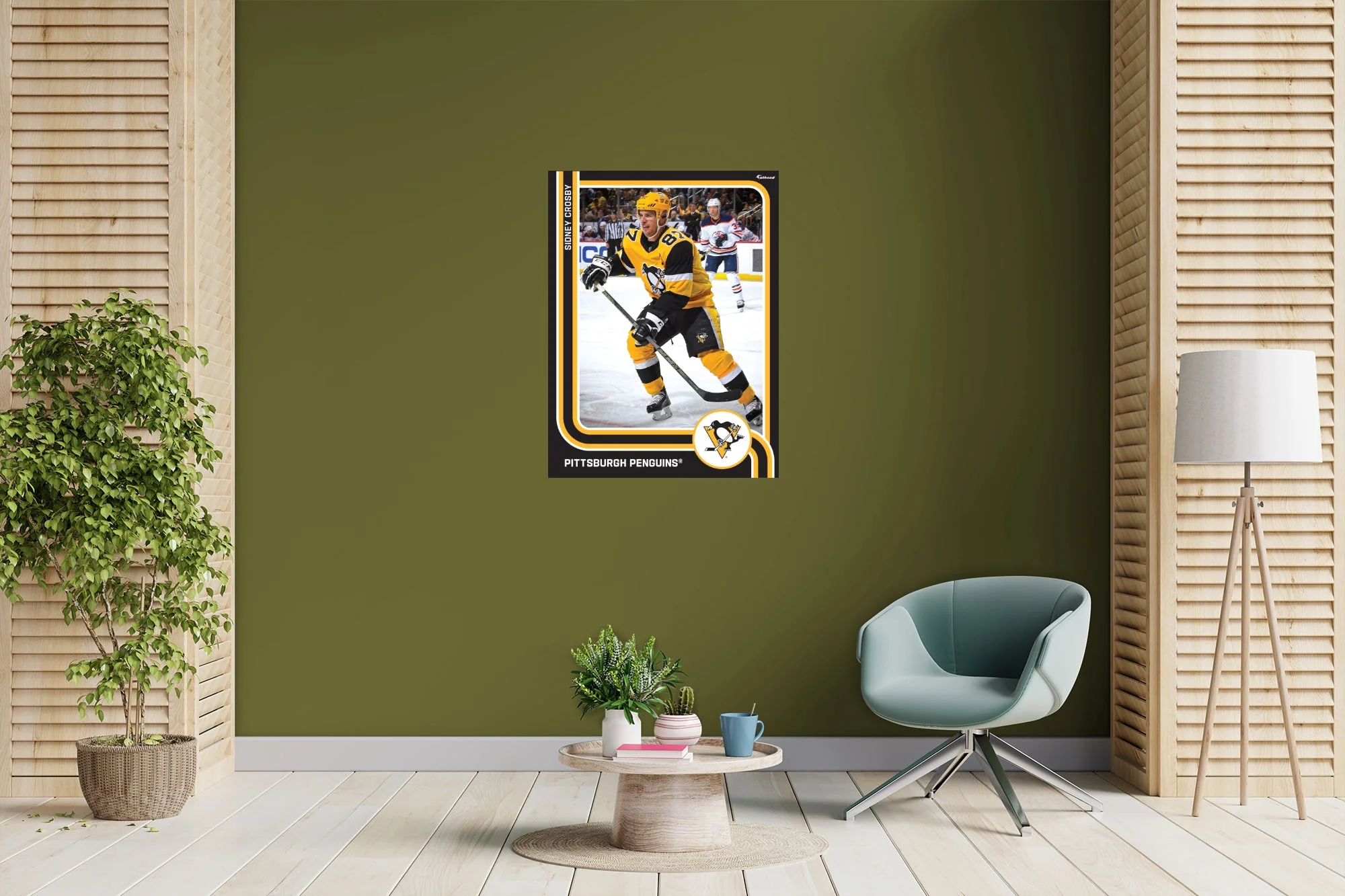 Sidney Crosby - Peel & Stick Poster - Official NHL - Pittsburgh Penguins - Reusable Vinyl Wall Decal - Image 5