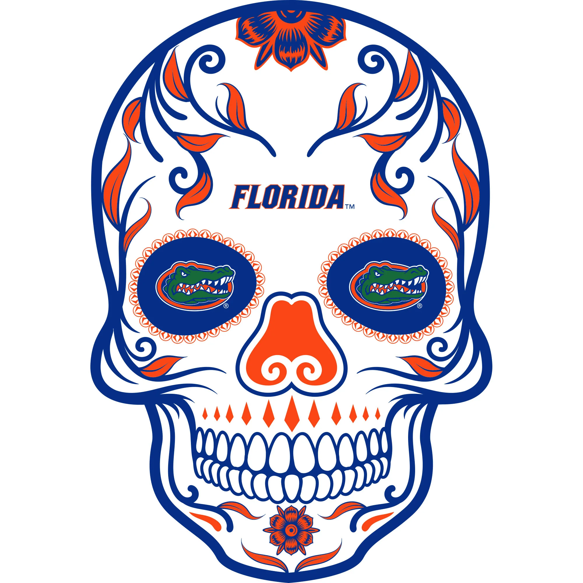 Skull Logo - Big Head - Official NCAA - Florida Gators - Foam Core Cutout - Image 2