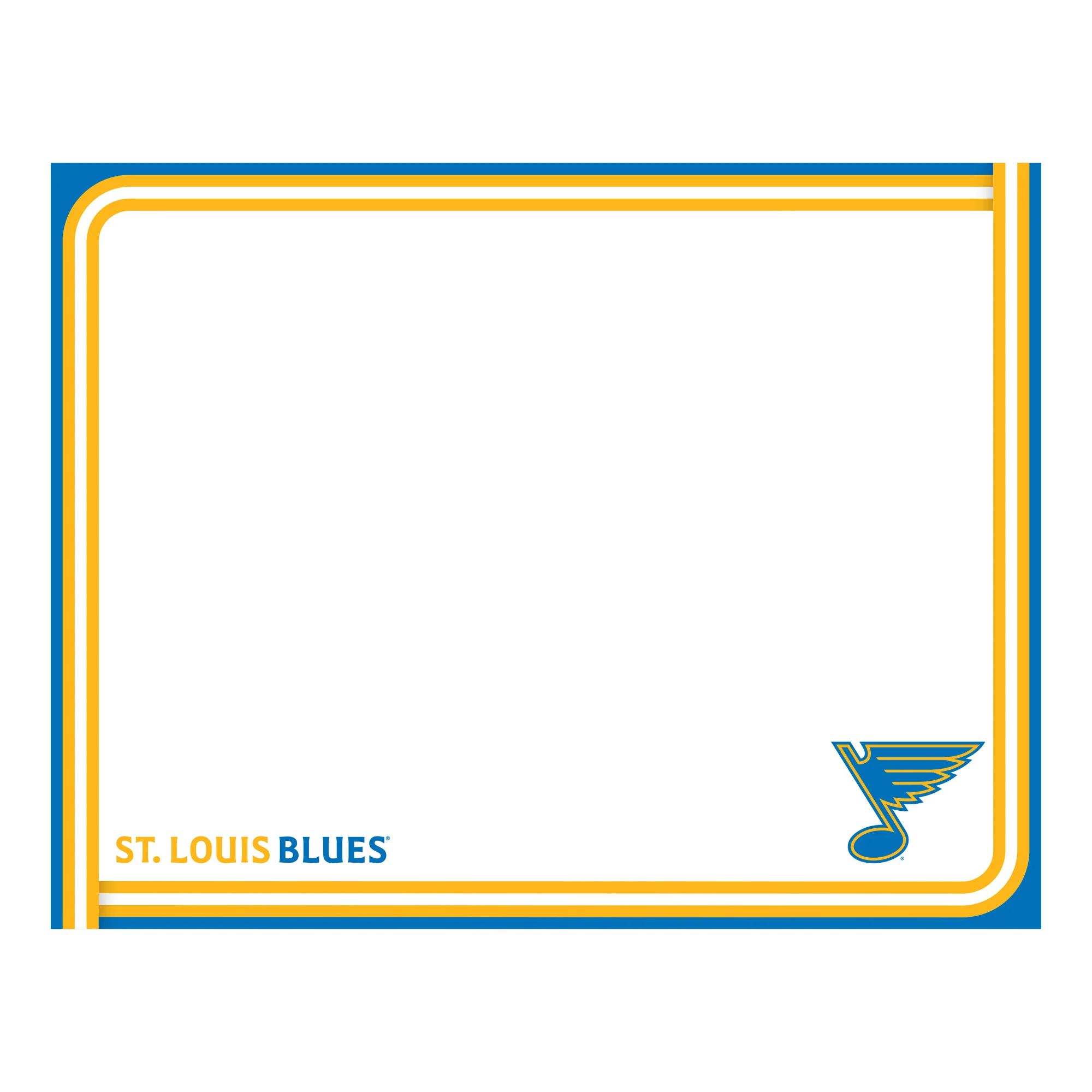 St. Louis Blues - Dry Erase Whiteboard - Official NHL - Reusable Vinyl Wall Decal - Image 5
