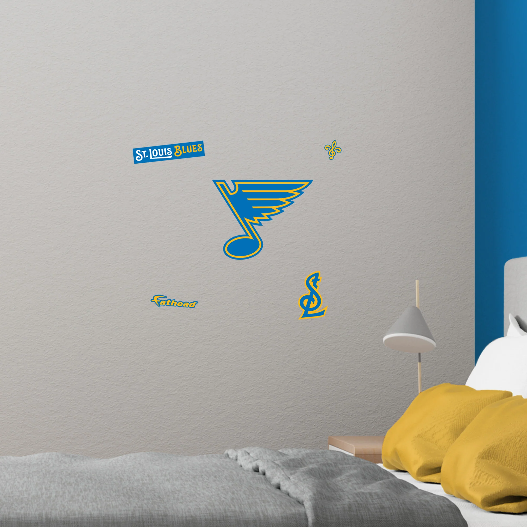 St. Louis Blues - RealBig Logo Collection - Official NHL - Reusable Vinyl Wall Decals - Image 6
