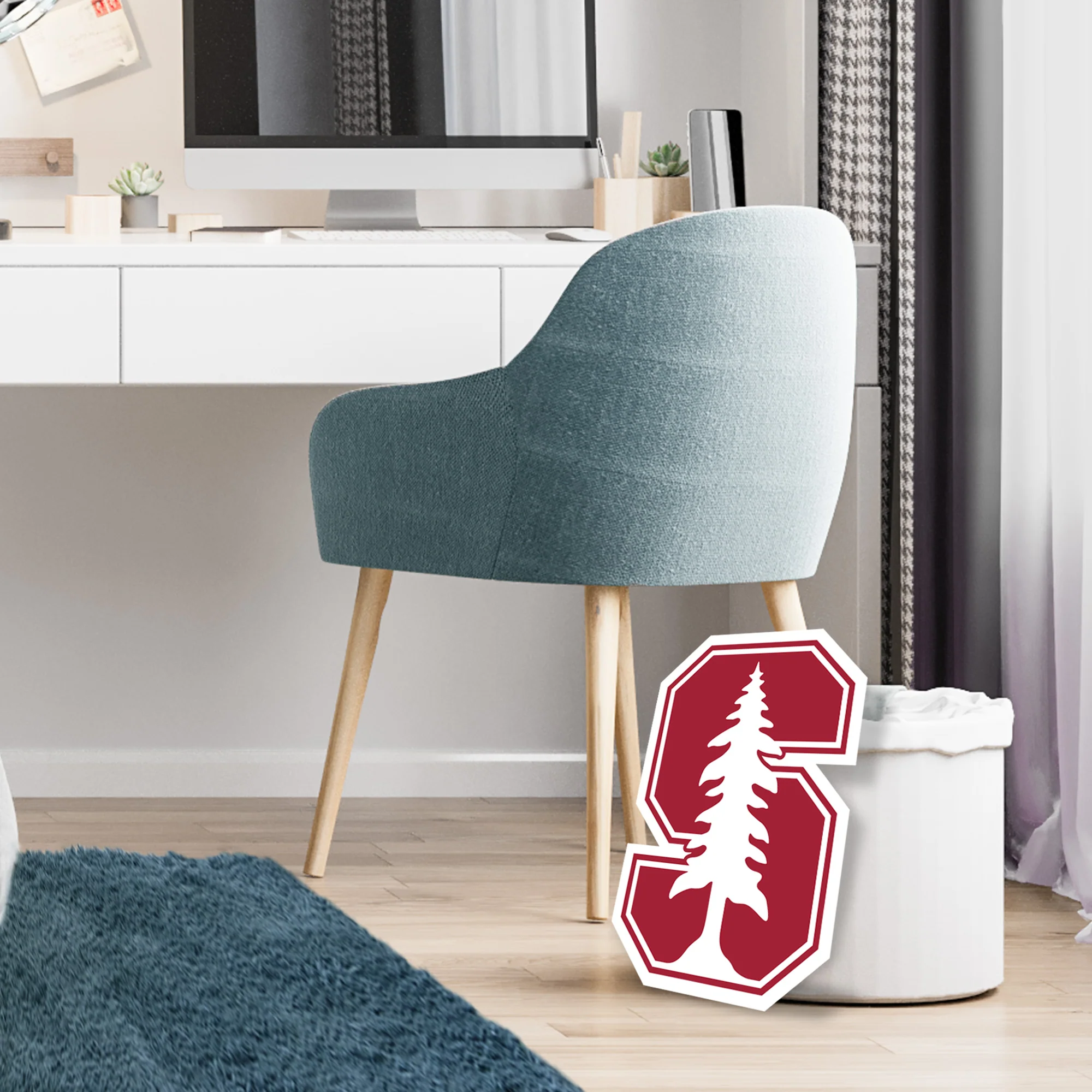 Stanford Cardinal Logo - Big Head - Official NCAA - Foam Core Cutout - Image 3