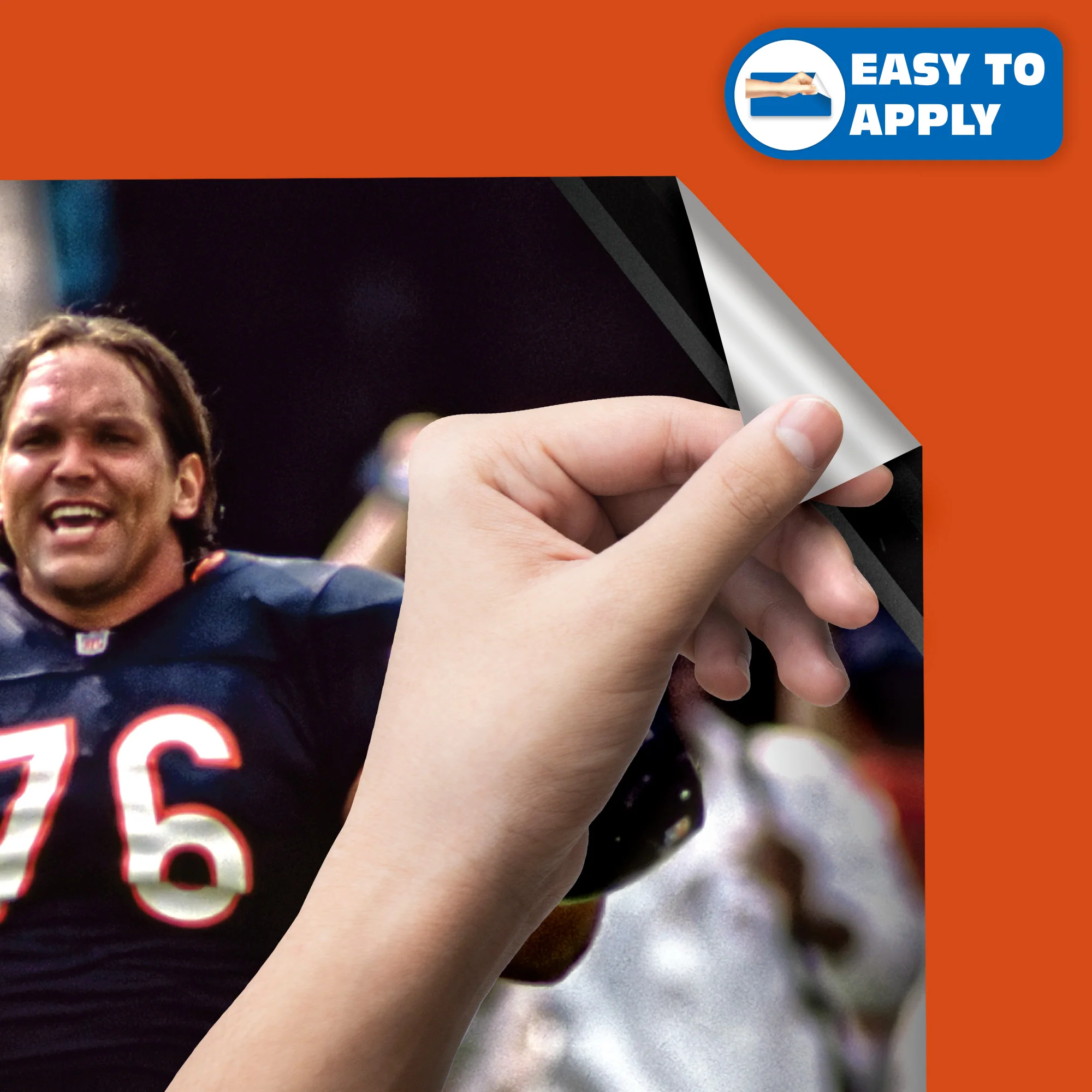 Steve McMichael - RealBig Legend Collection - Official NFL - Chicago Bears - Reusable Vinyl Wall Decals - Image 4