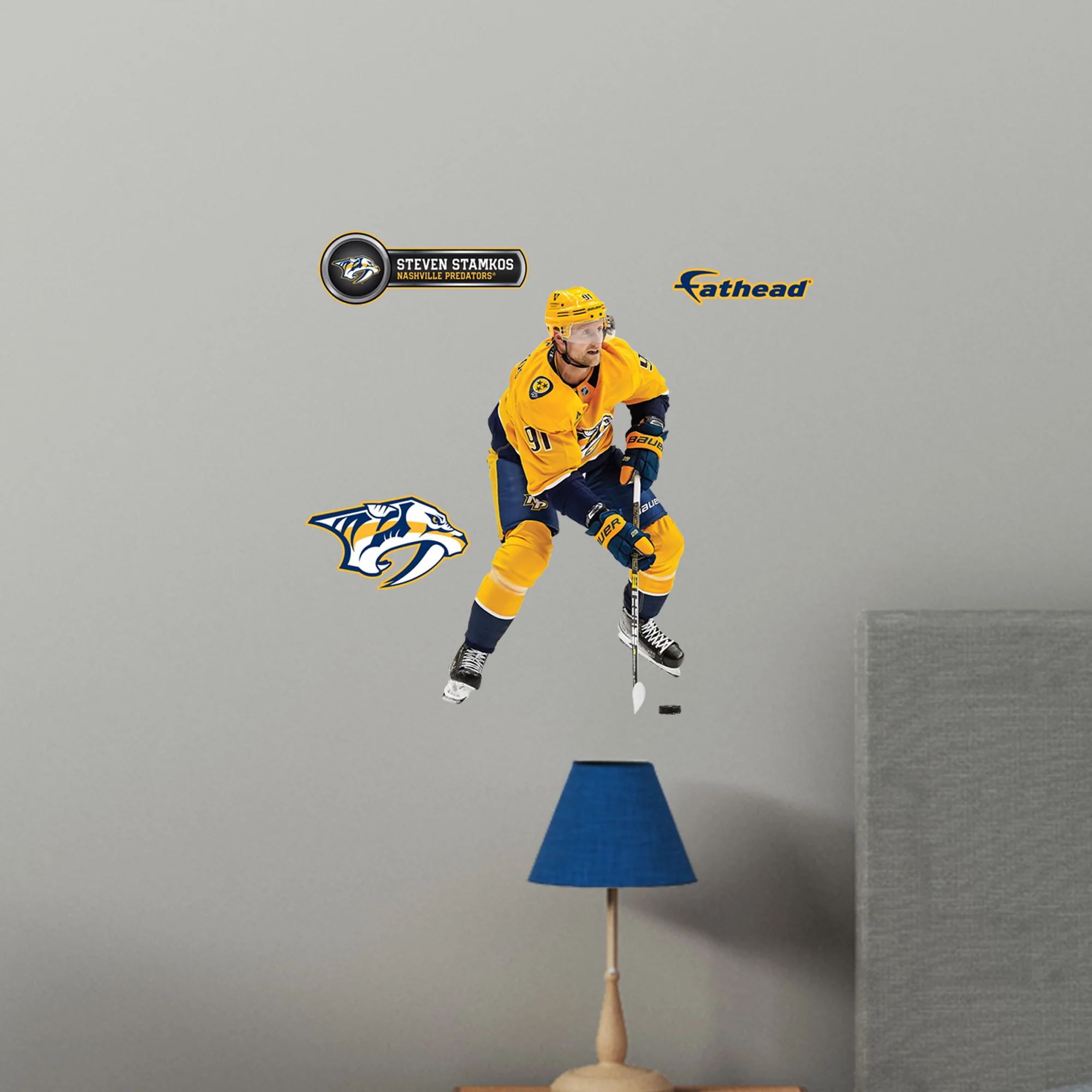 Steven Stamkos - Realbig Collection - Official NHL - Nashville Predators - Reusable Vinyl Wall Decals - Image 6