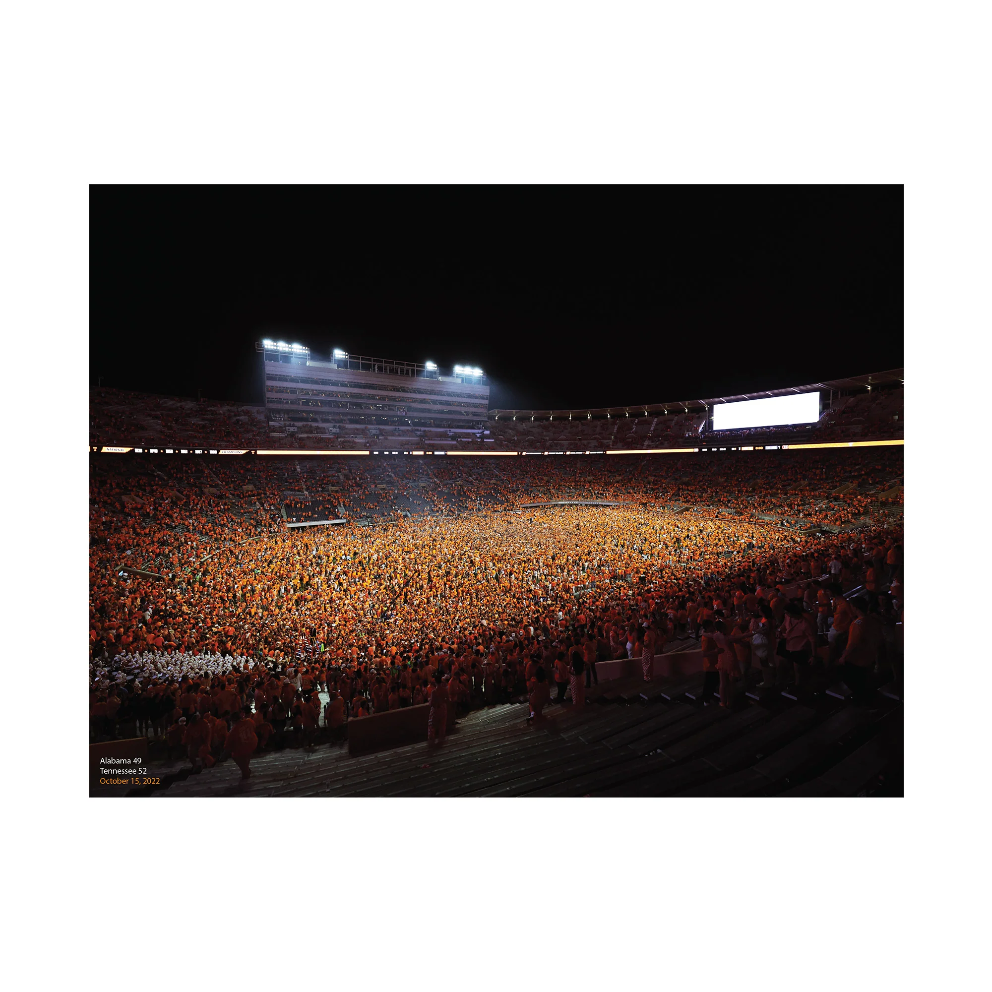 Storm the Field - Peel & Stick Poster - Official NCAA - Tennessee Volunteers - Reusable Vinyl Wall Decal - Image 5