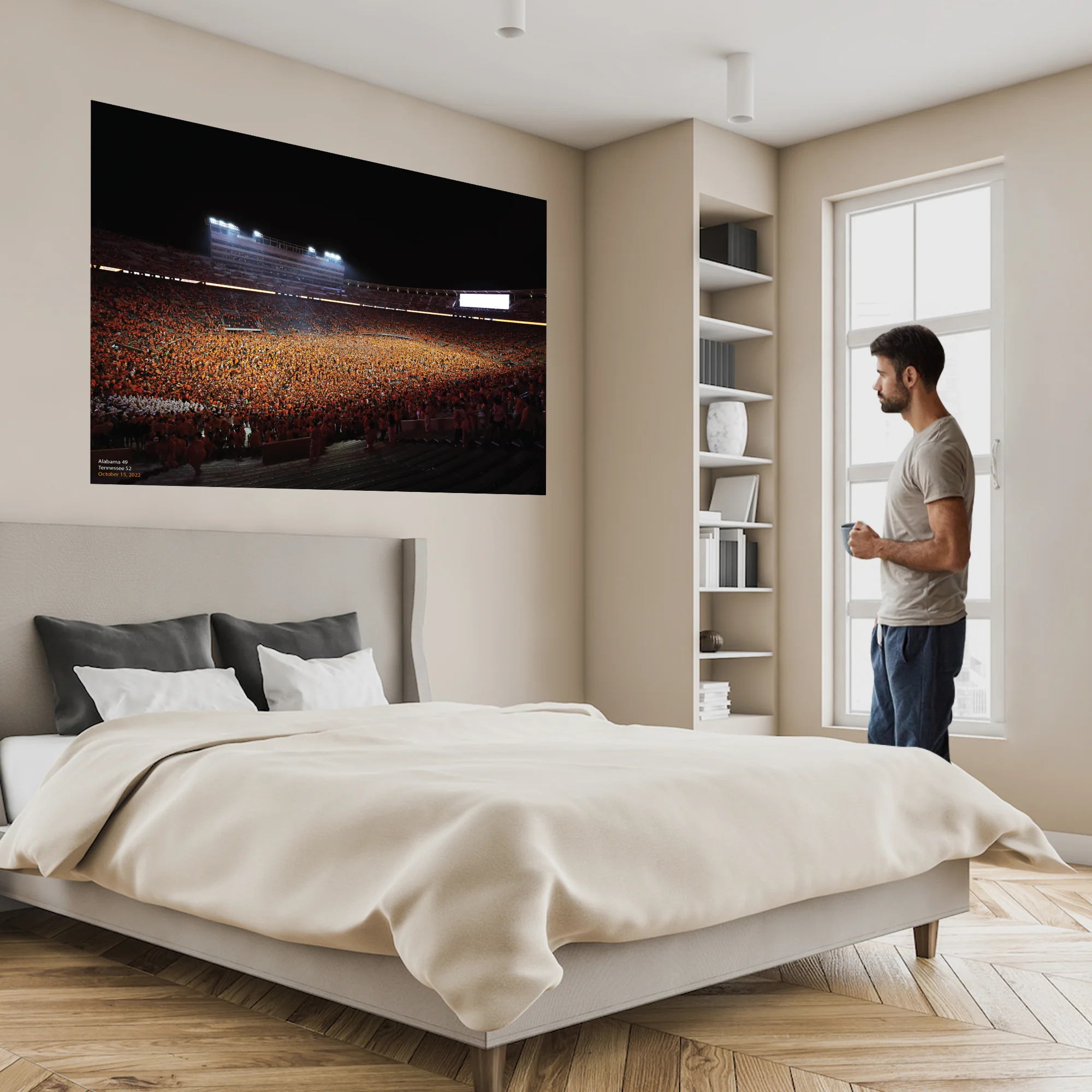 Storm the Field - Peel & Stick Poster - Official NCAA - Tennessee Volunteers - Reusable Vinyl Wall Decal - Image 9